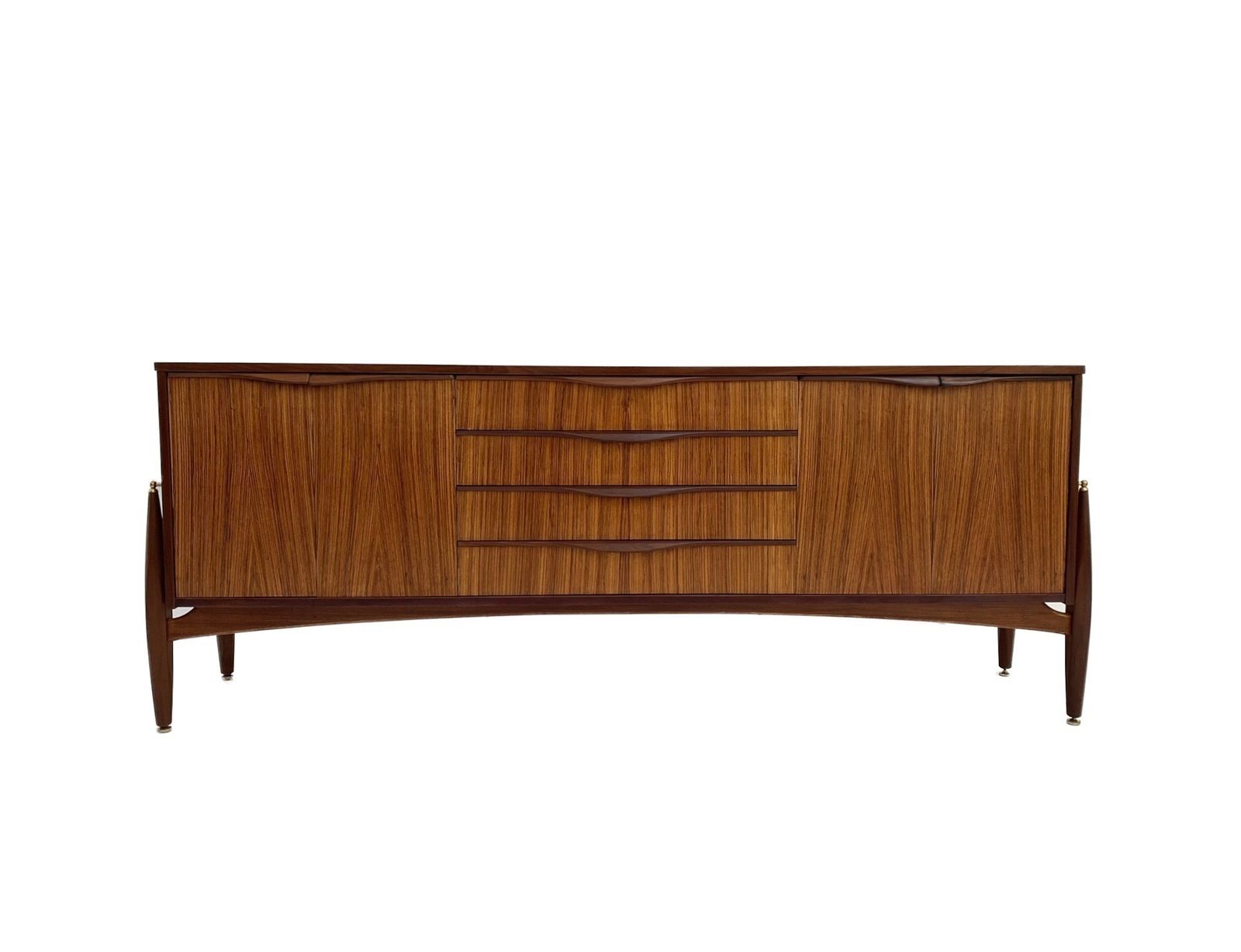 British Elliots Of Newbury Teak Sideboard Credenza Mid Century 1960s
