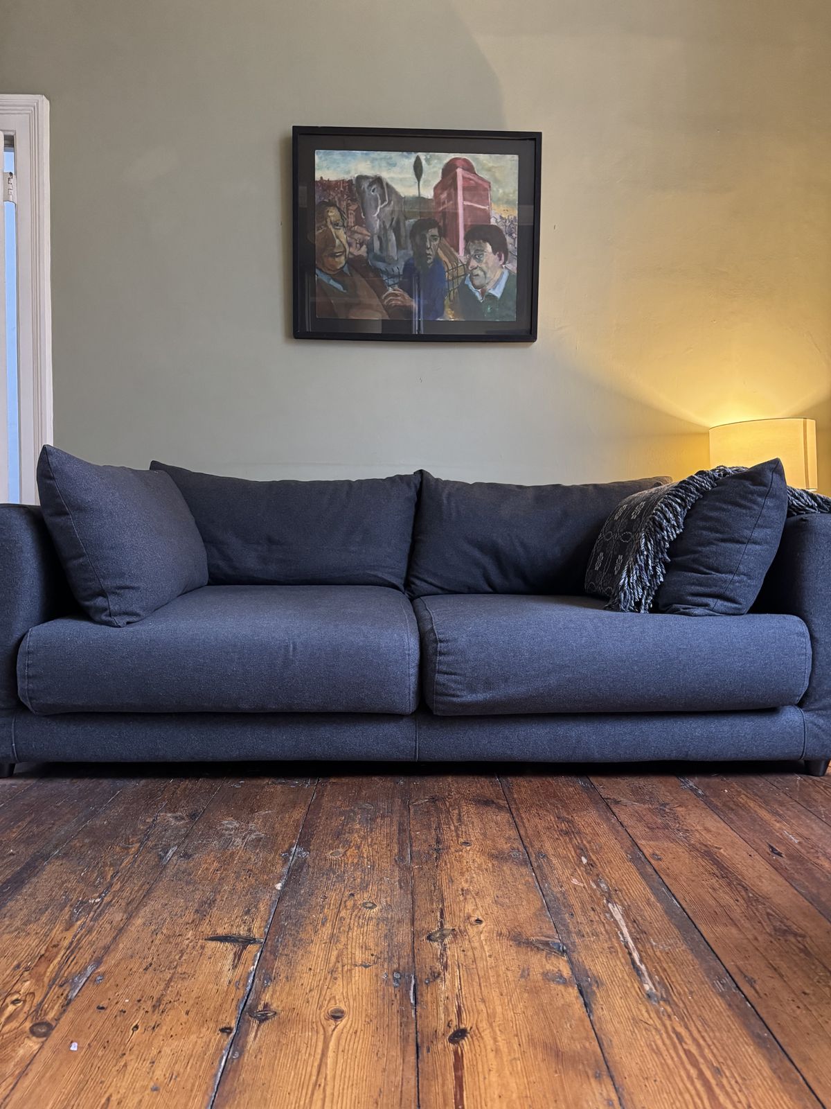 Habitat Grey Sofa photo Furniture