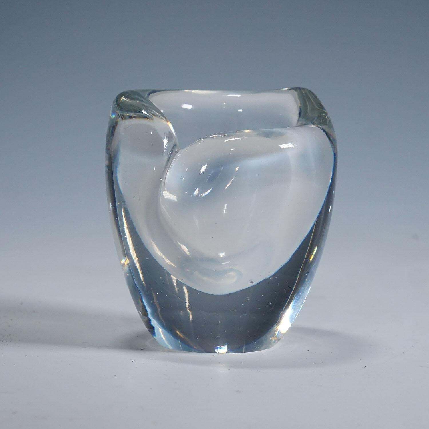 Rare Art Glass Vase By Tapio Wirkkala For Iittala 1950s photo 339.0