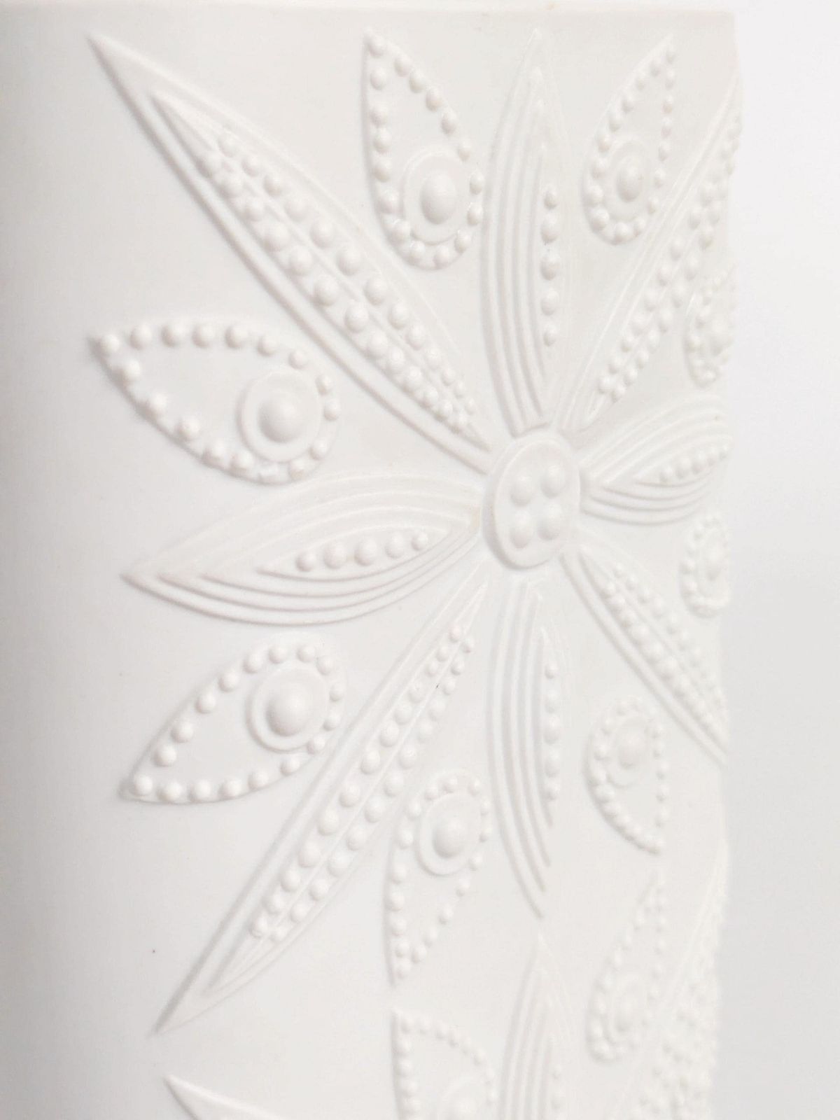 194.0 Architectural Biscuit Porcelain Vase: Nanny Still For Heinrich, Germany, 1970s photo