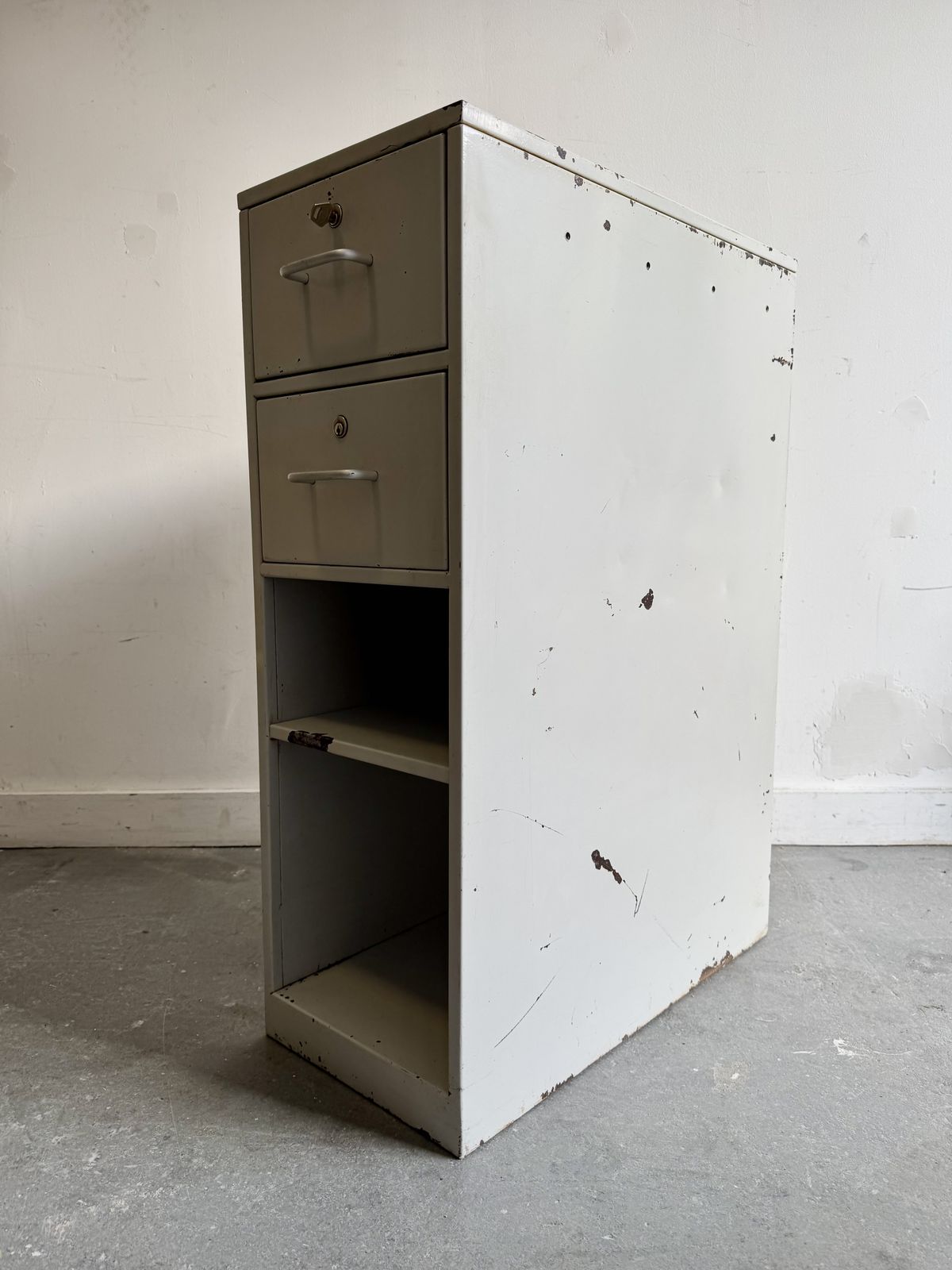 Vintage Metal Filing Cabinet photo Furniture