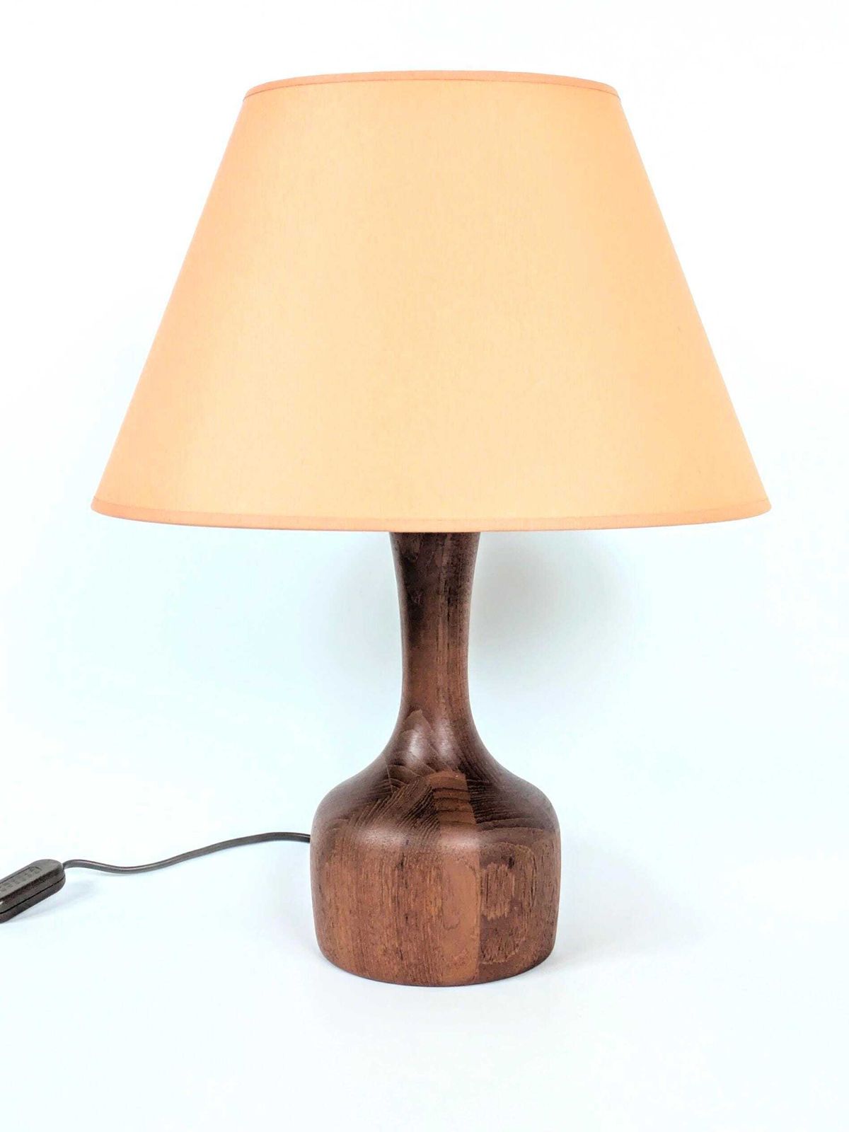 Midcentury Scandinavian Teak Table Lamp By Domus, Denmark, 1960s photo 324.0