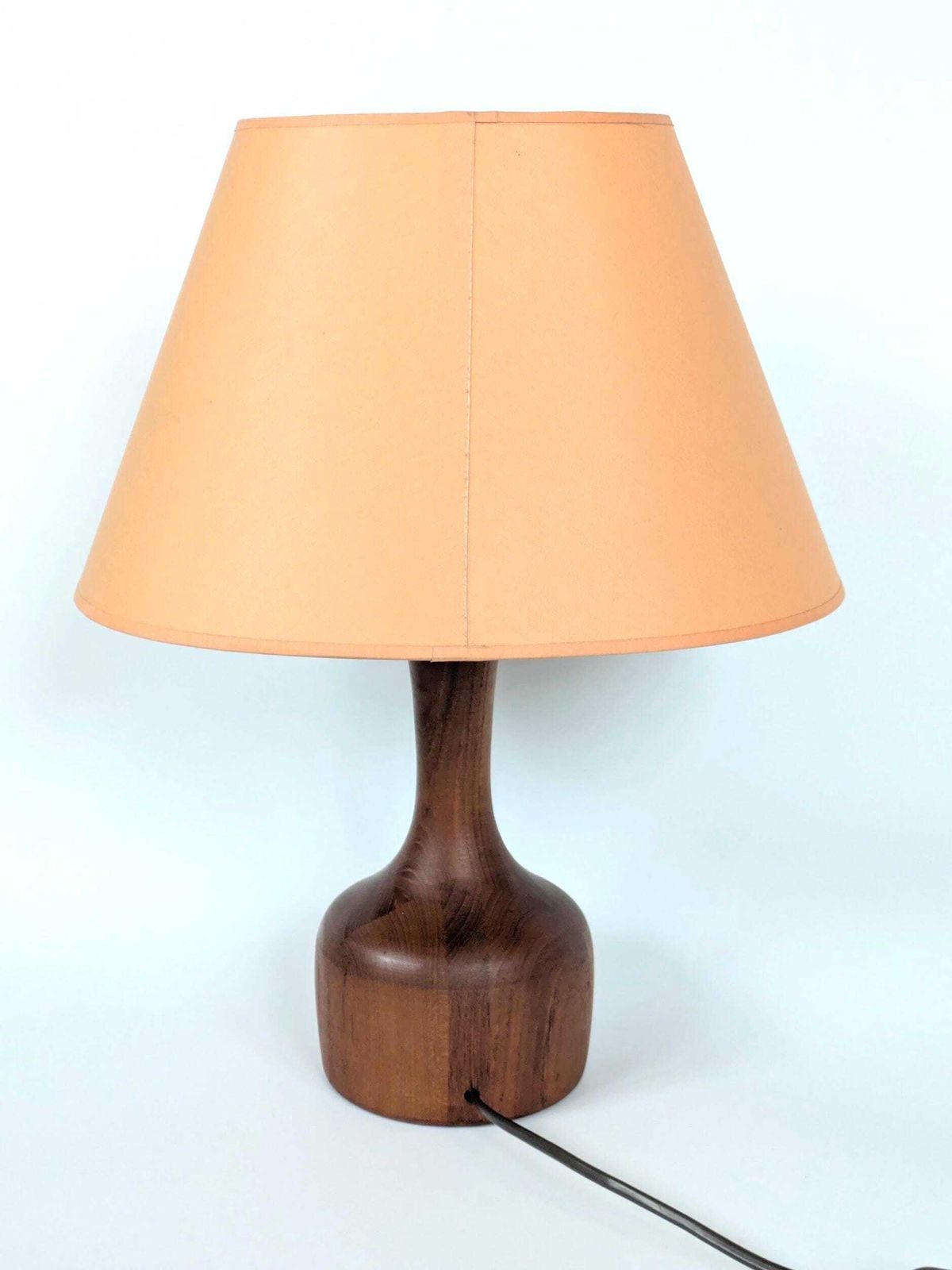 Midcentury Scandinavian Teak Table Lamp By Domus, Denmark, 1960s photo vinterior