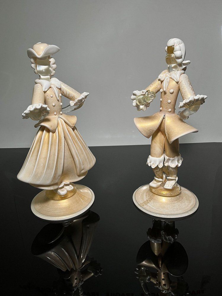 Murano Glass Figurines From Cenedese Vetri, Italy, Set Of 2 photo furniture