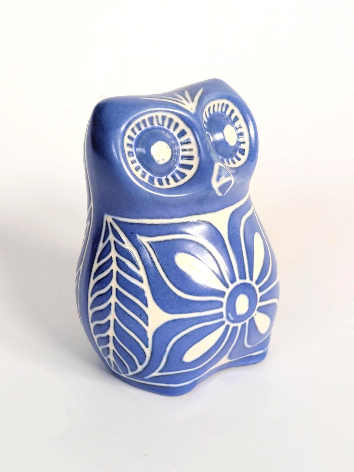 Midcentury Chilean Ceramic Owl Figurine By Pablo Zabal, 1970s photo 71.0