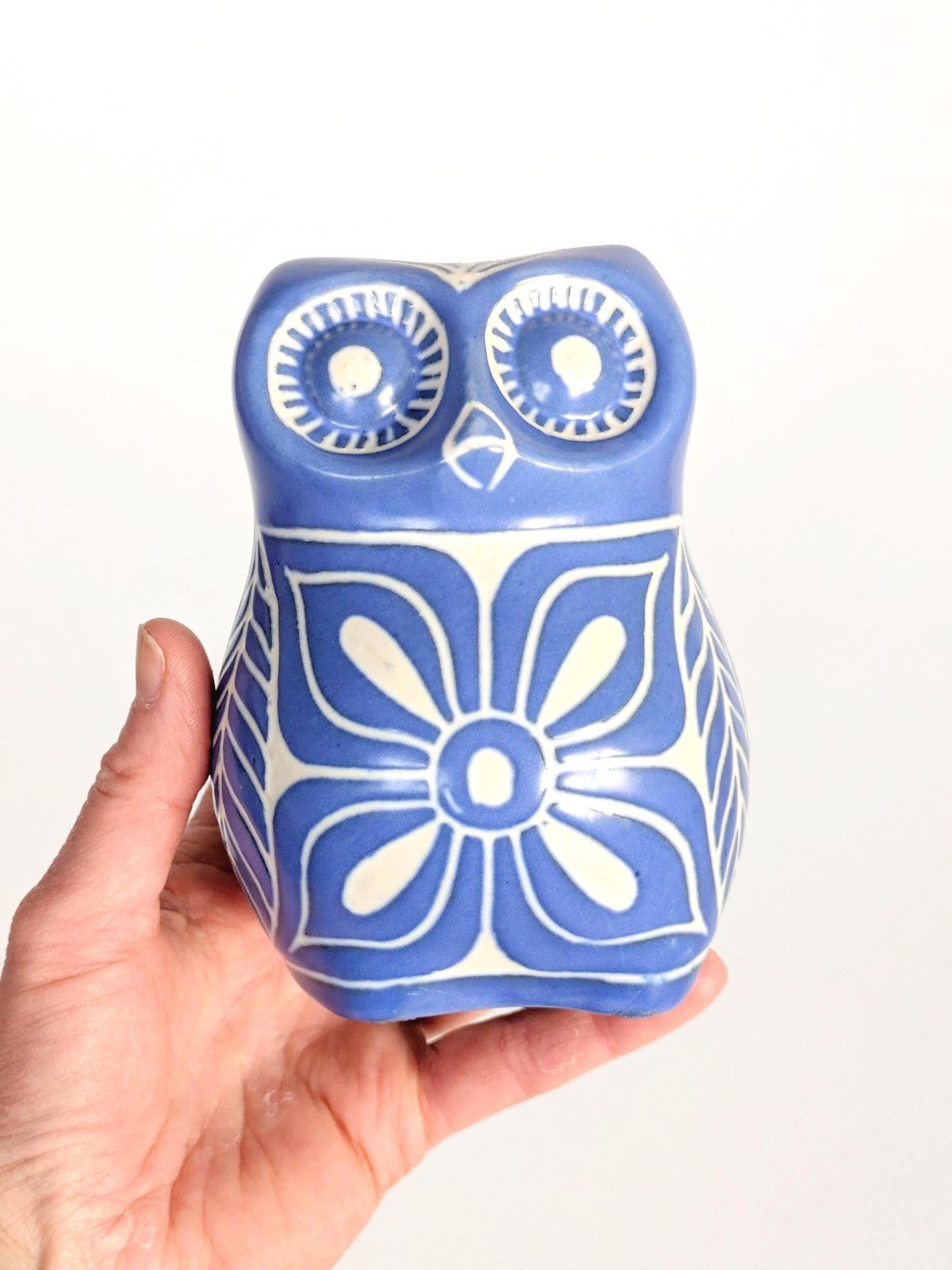 photo furniture Midcentury Chilean Ceramic Owl Figurine By Pablo Zabal, 1970s