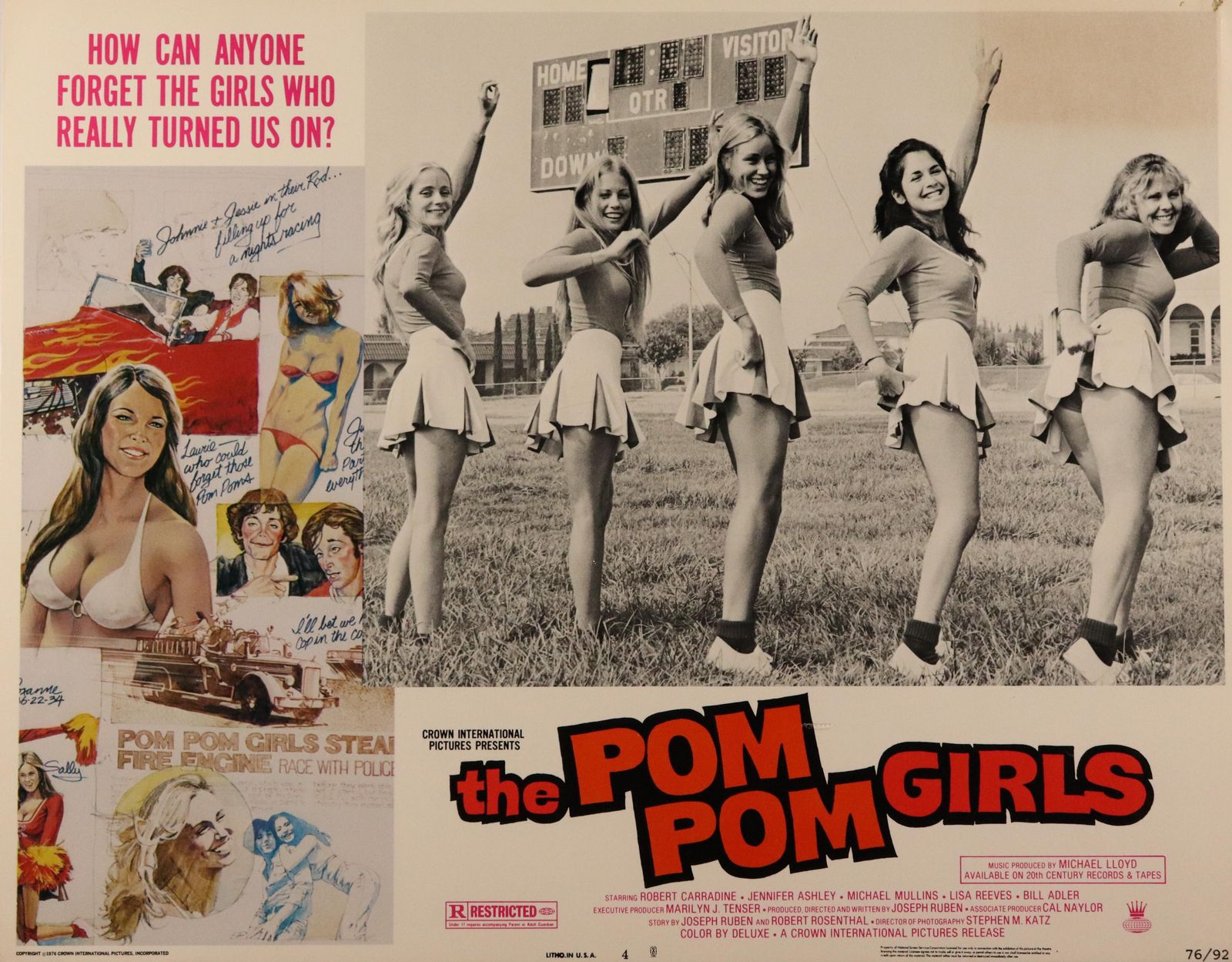 Unknown "The Pom Pom Girls", Lobby Card, USA 1976 1976
