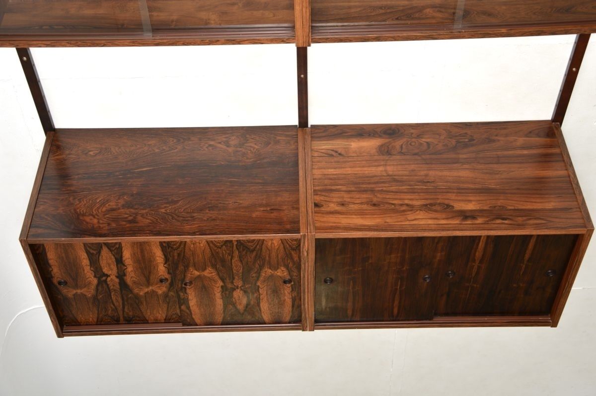 Danish Vintage Rosewood Wall Mounting Cabinet By Preben Sorensen photo 1495.0