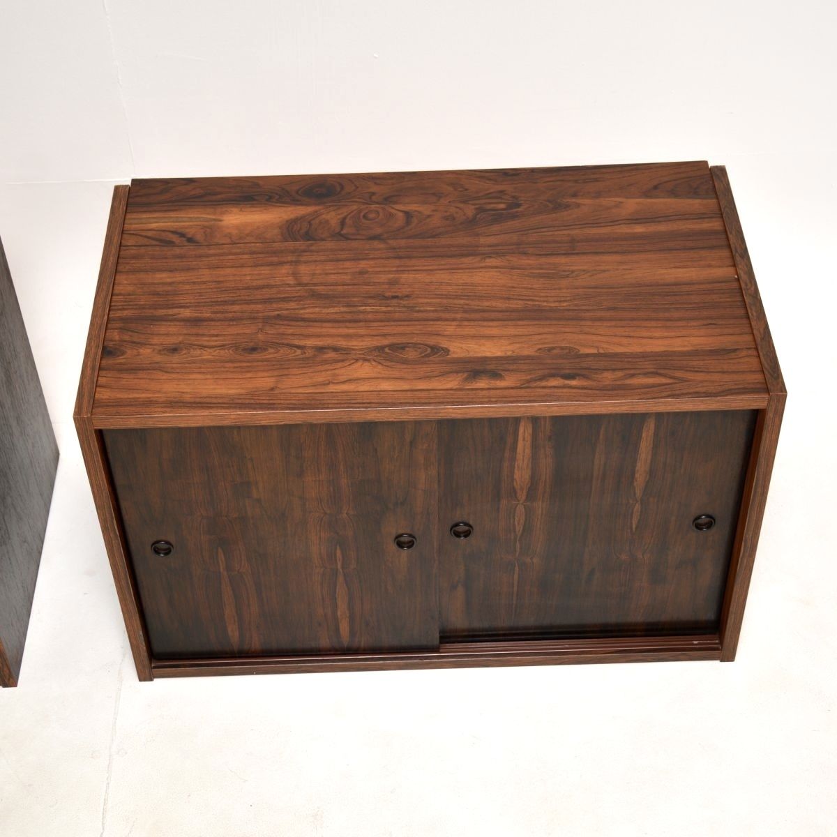 photo furniture Danish Vintage Rosewood Wall Mounting Cabinet By Preben Sorensen