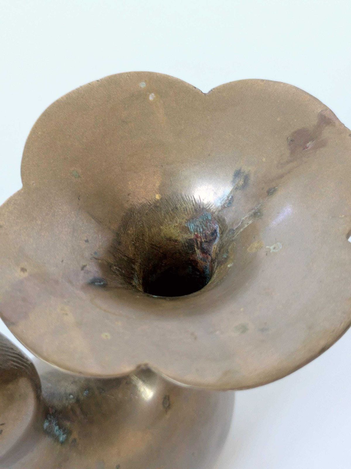 photo vinterior 1960s Midcentury Style Brass Bird Candleholder Or Bud Vase, Modern Rustic Accent