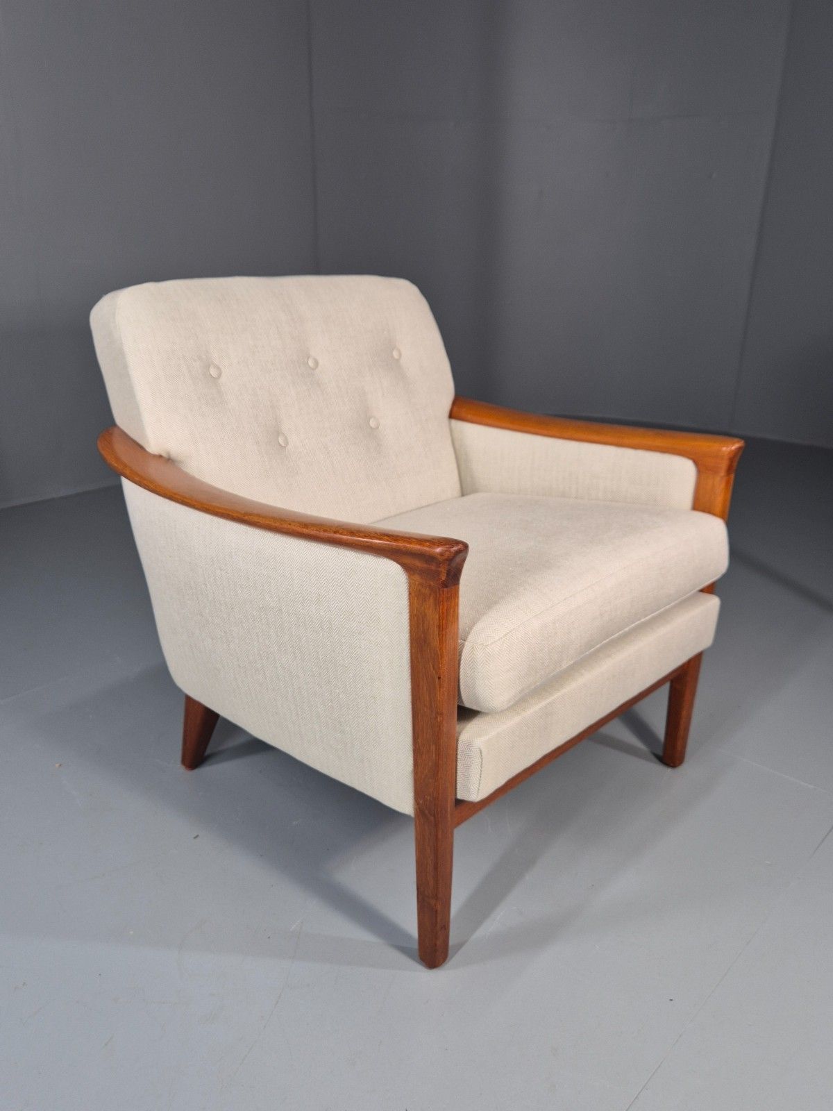 Vintage Lounge Chair Teak New Upholstery Mcm Andersson 1960 Sweden Eb11478 Mnor photo buy