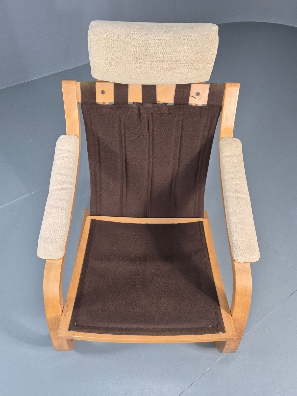 photo buy Vintage Danish Bentwood Lounge Chair Cantilever Design 1970s Retro Eb11373 Mben