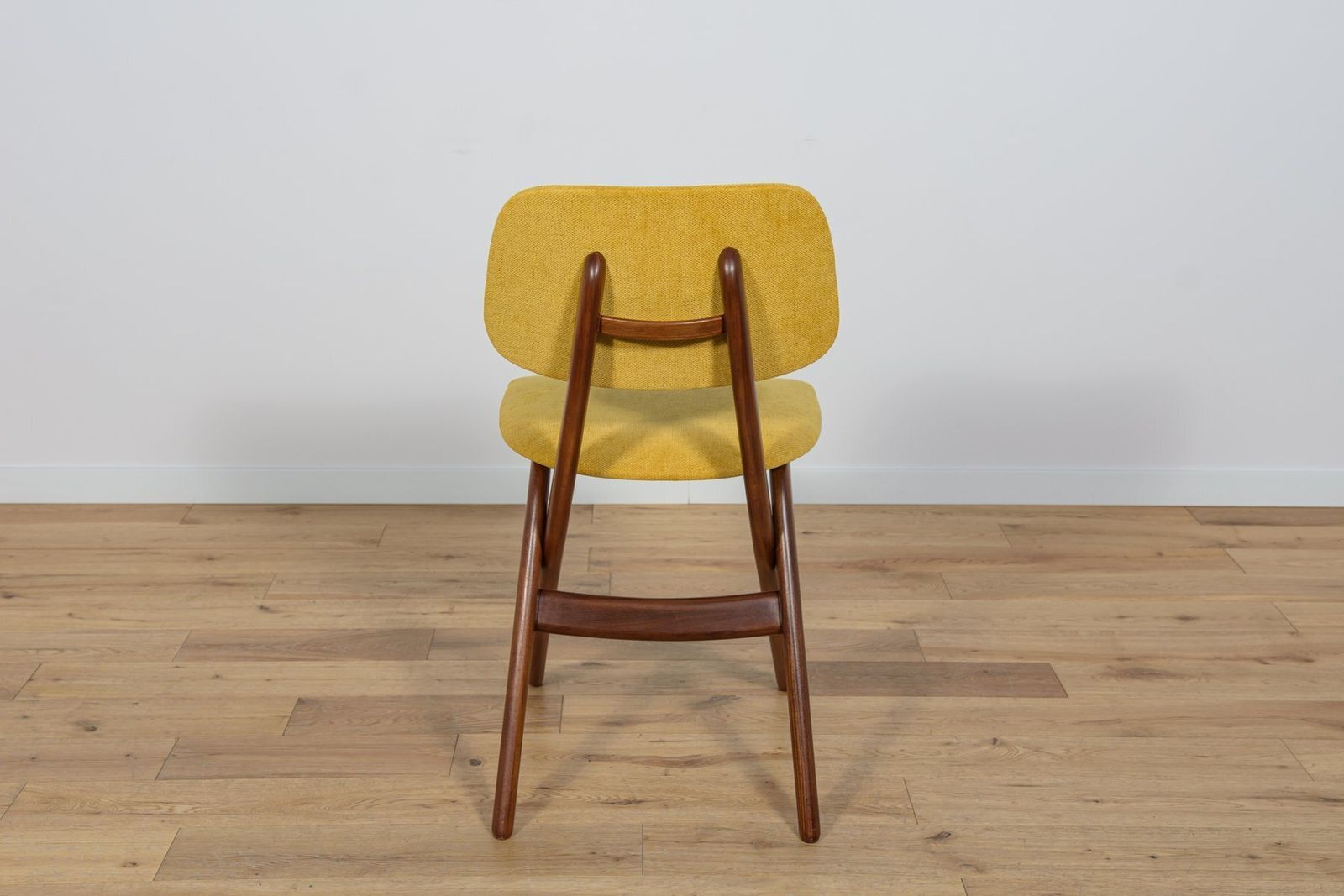 Furniture Mid Century Teak Dining Chairs Scissor By Louis Van Teefelen For Wébé, Netherlands, 1950s, Set Of 4 photo