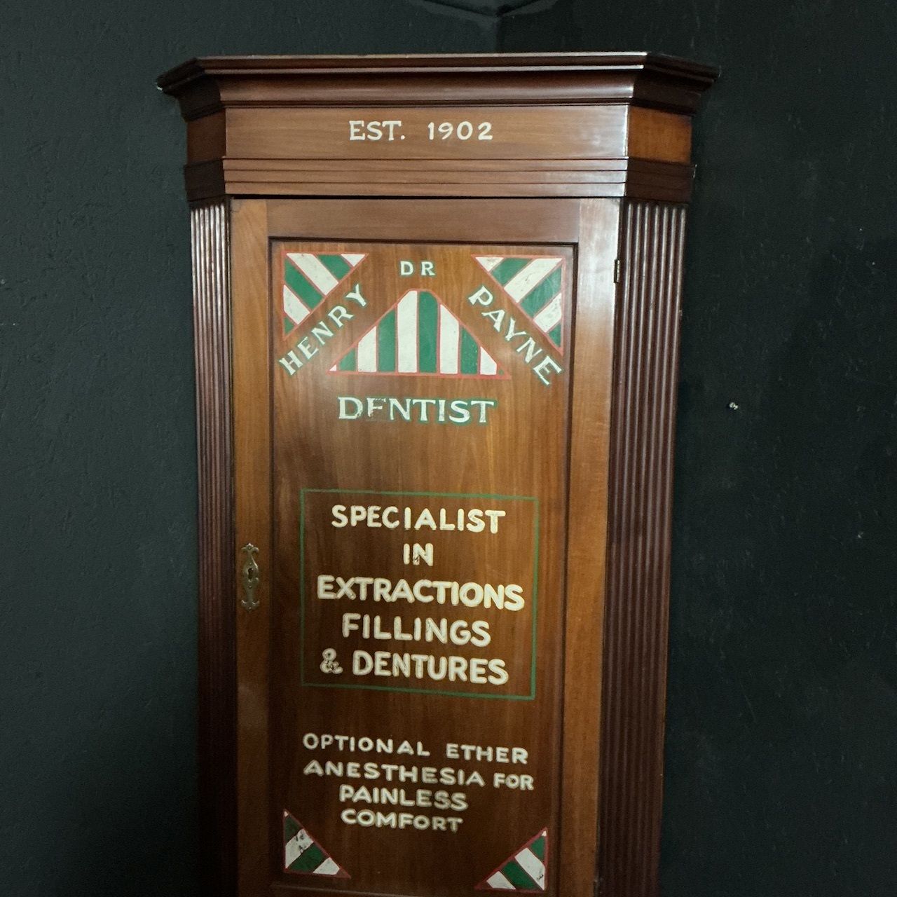 Dental Corner Cupboard, 1900s, Walnut photo Furniture