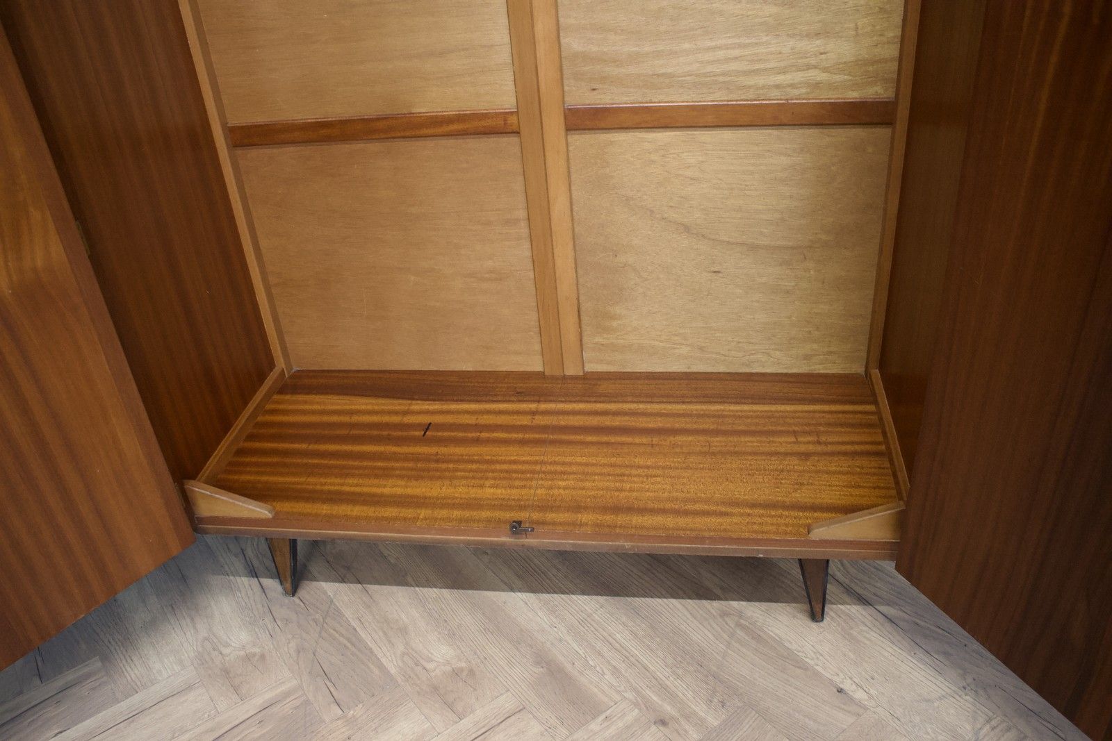 Mid Century Teak Wardrobe From Lebus Link, 1960s #1664 photo buy
