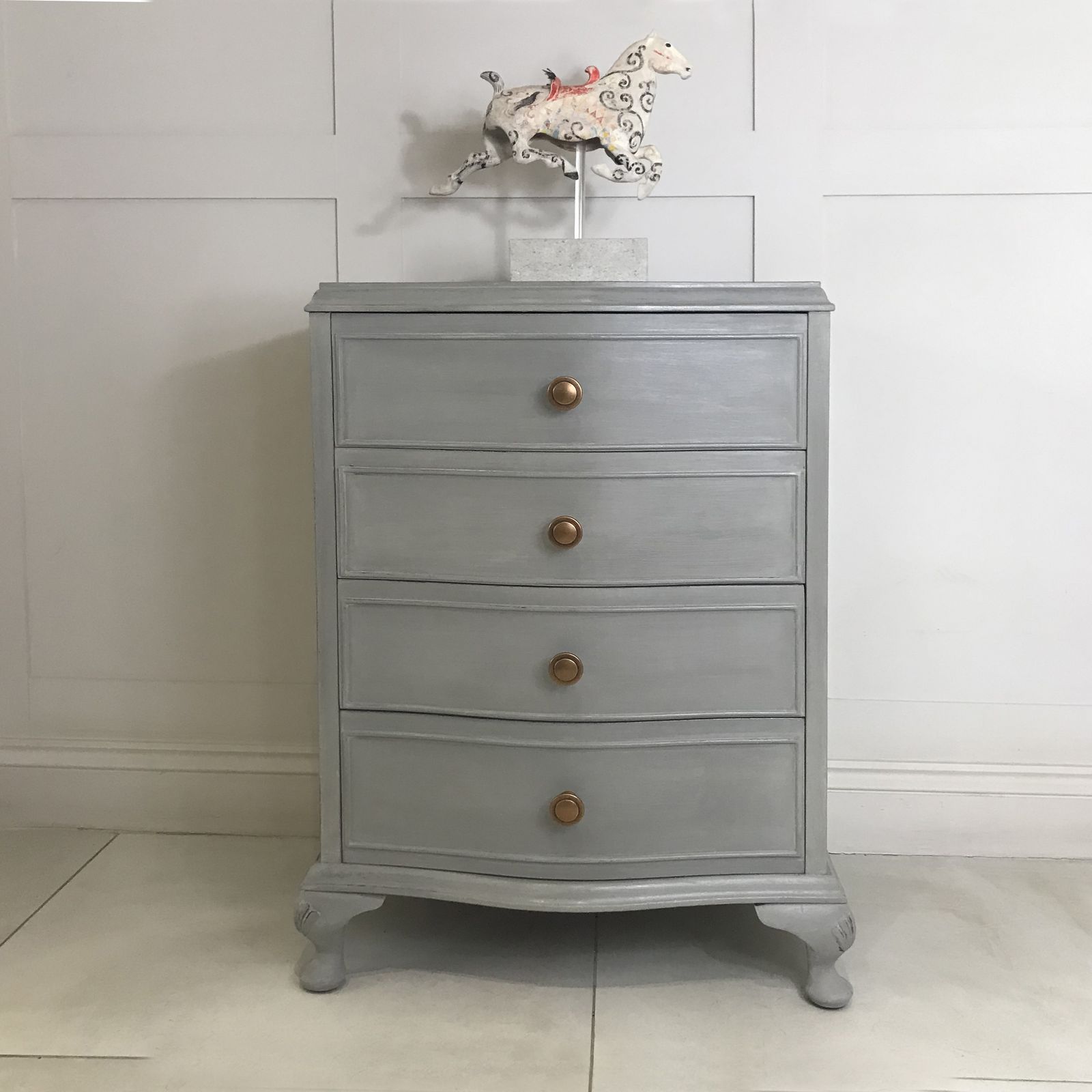 A Pair Of Hand Painted Small Chests Of Drawers. photo Furniture