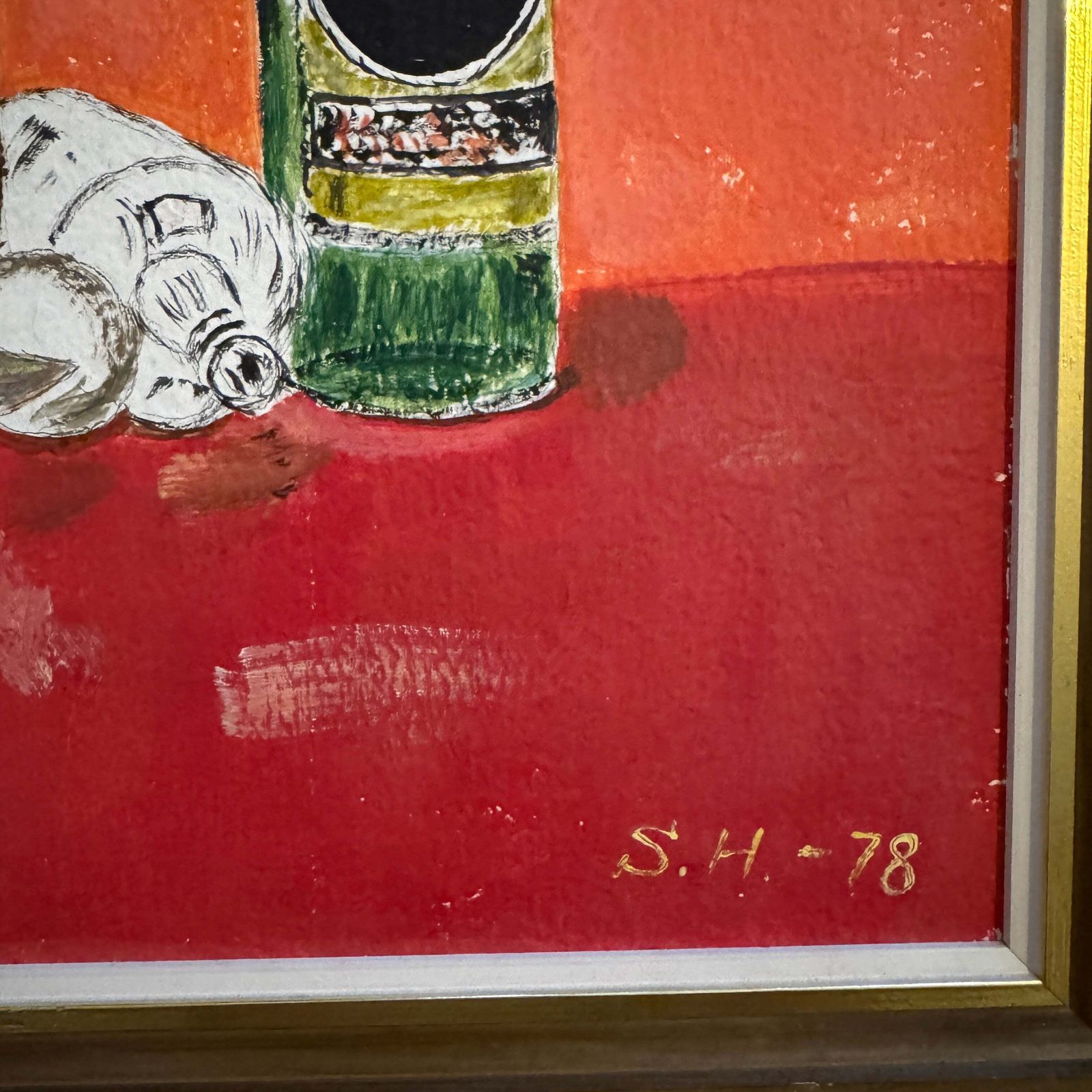 After The Party. 1978. Vintage Swedish Oil Painting. photo for sale