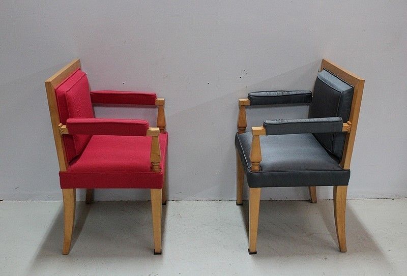 Pair Of Armchairs To Queen Counot Blandin 19th Century photo Furniture