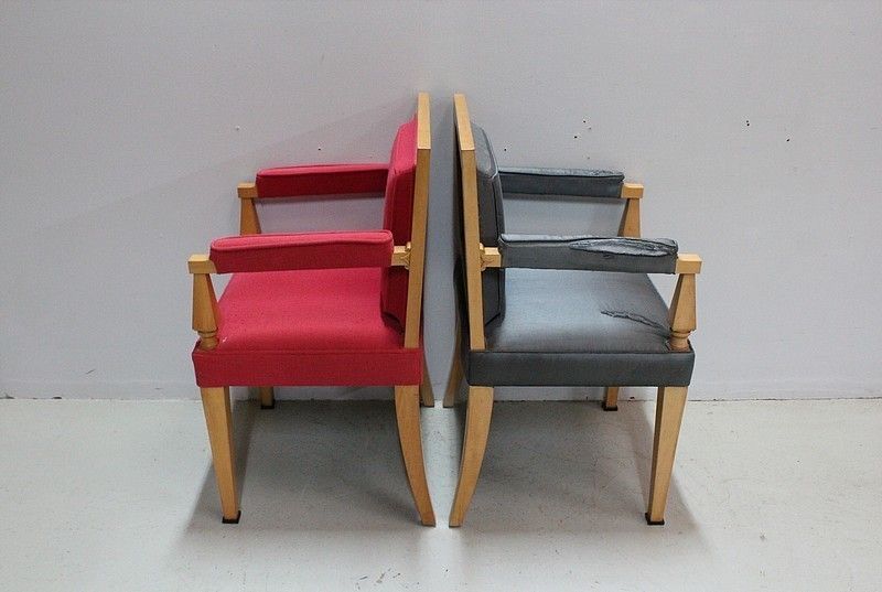 Pair Of Armchairs To Queen Counot Blandin 19th Century photo buy