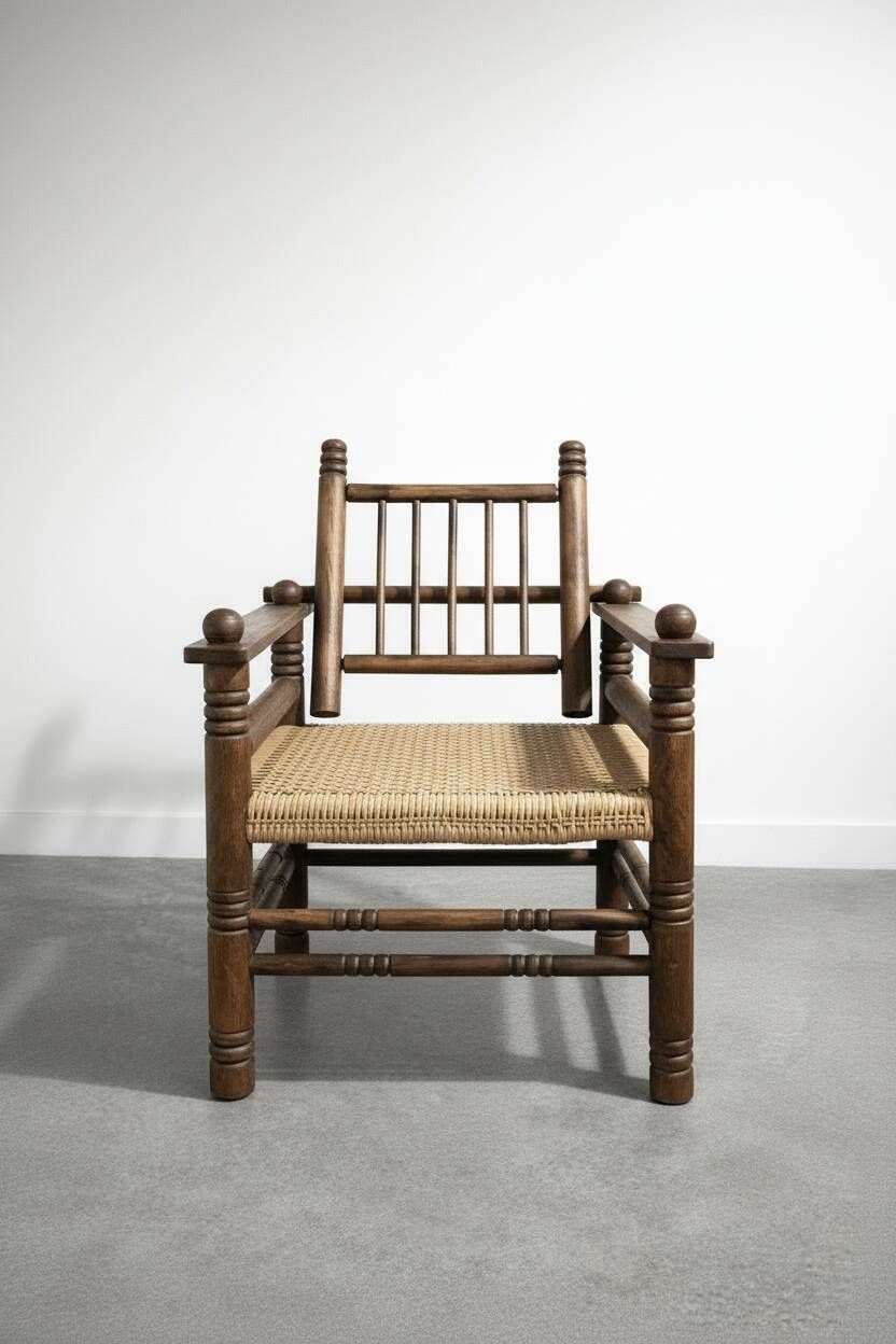 Charles Dudouyt Art Deco Armchair, 1940 photo furniture
