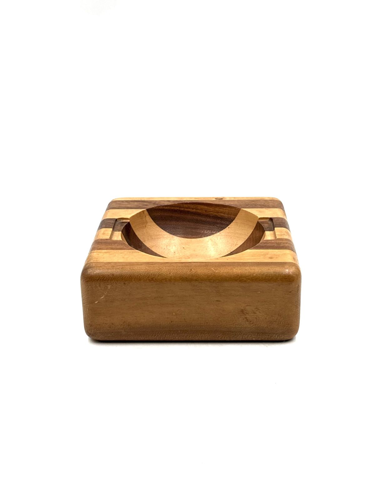 Mid Century Wood Vide Poche Bowl, Italy Ca. 1970 photo for sale