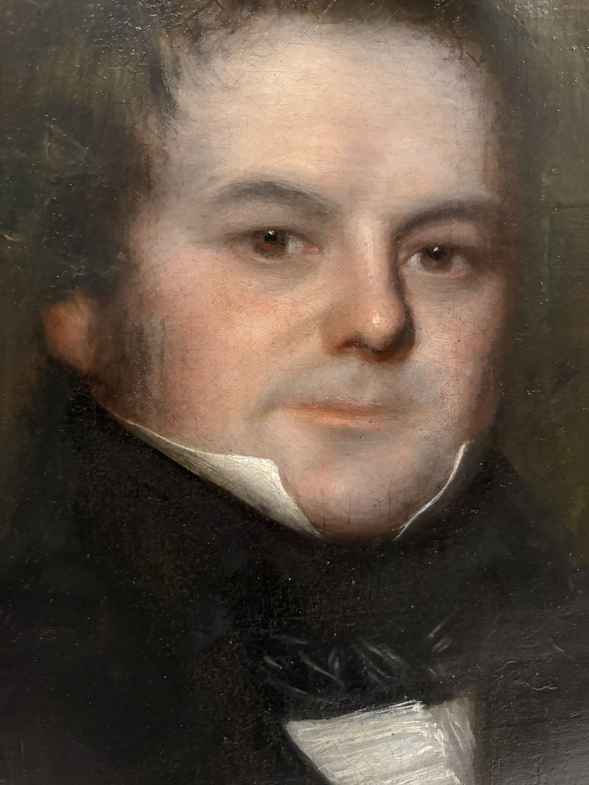 Portrait Of A Gentleman On Canvas, Back Inscribed Waterhouse 1837 photo 545.0
