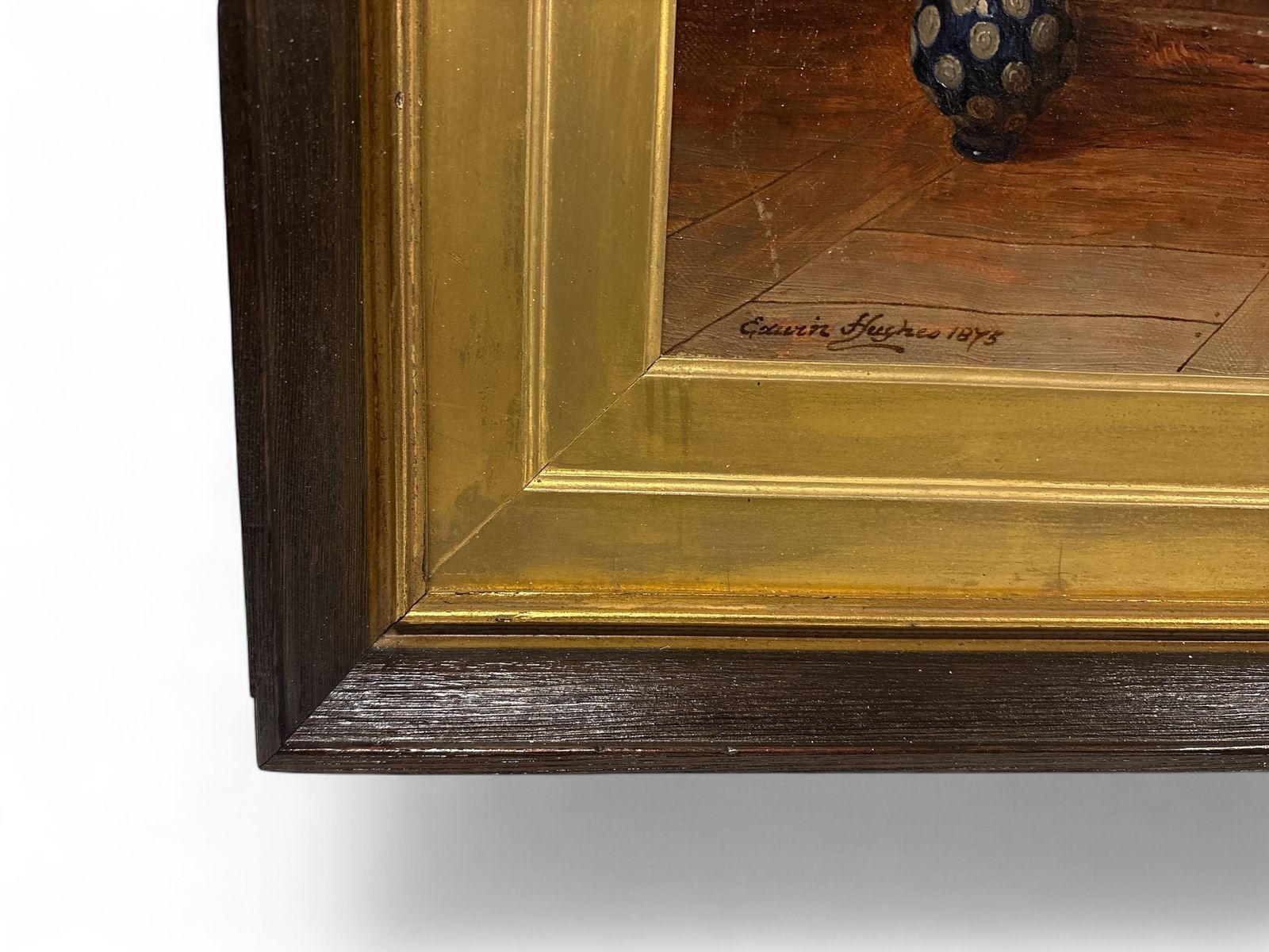 Oil On Canvas Scene Of A Cavalier And A Maid By Edwin Hughes 1875 photo furniture