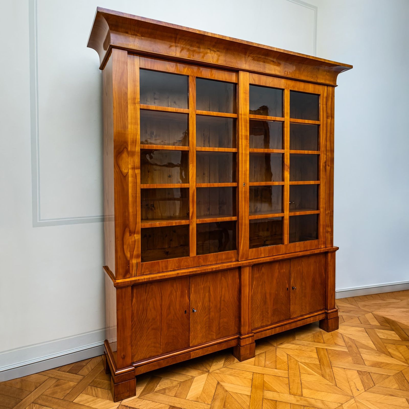 photo furniture Biedermeier Cherrywood Bookcase, Germany, Circa 1820