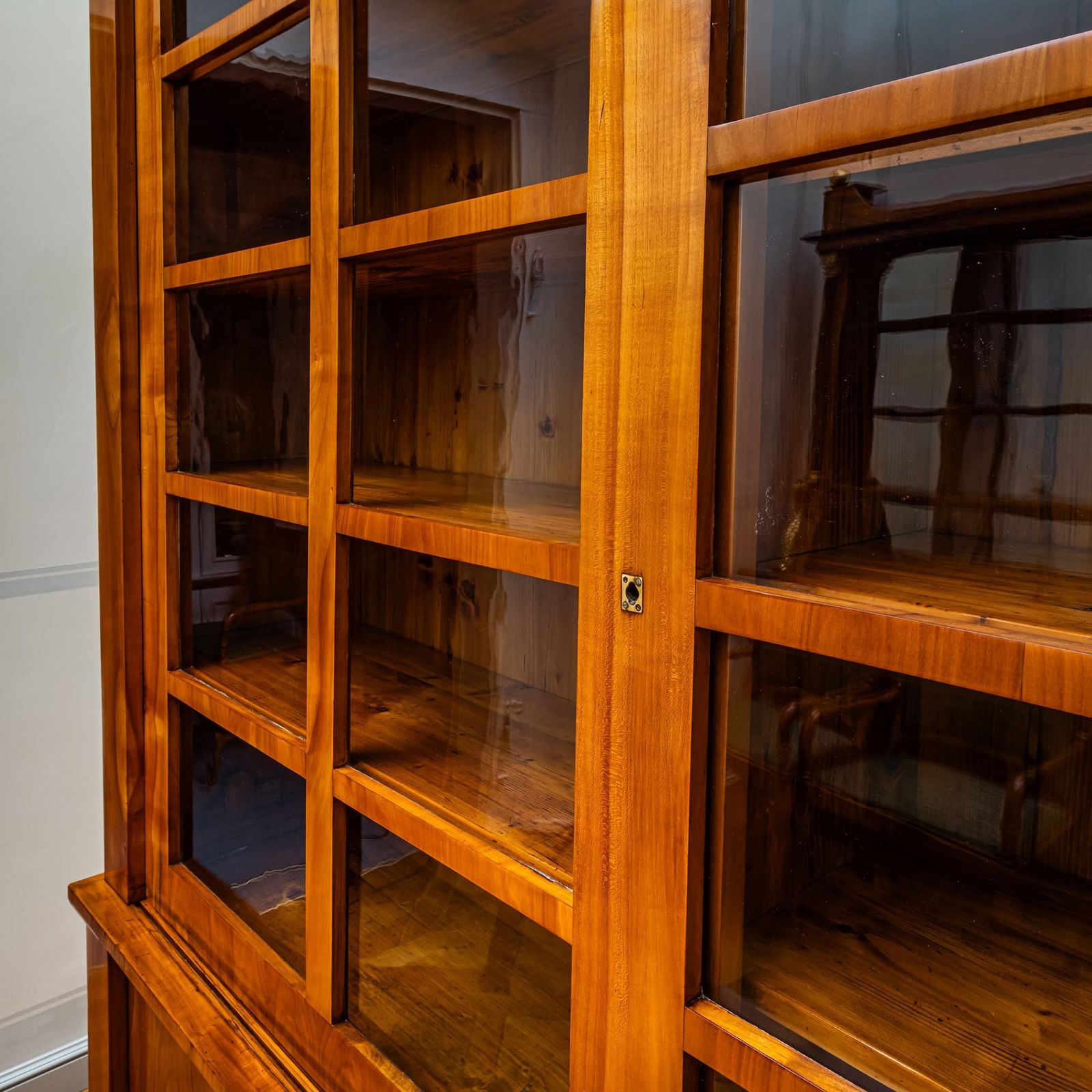 12205.0 Biedermeier Cherrywood Bookcase, Germany, Circa 1820 photo