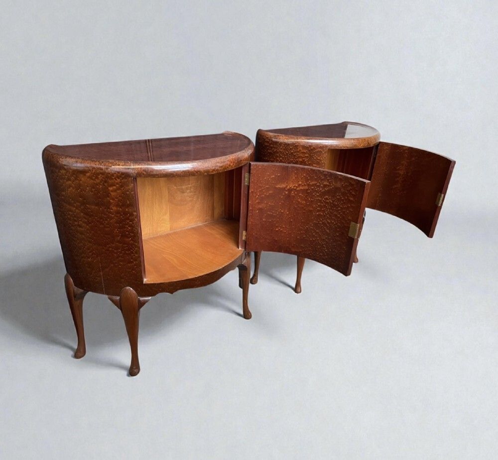 Art Deco Pair Of Side Cabinets By Maurice Adams photo vinterior