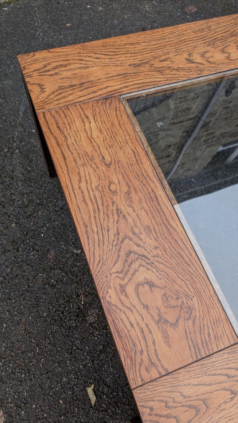 Brutalist Wenge Oak Coffee Table Vintage Danish Mid Century Retro 70s Italian photo Furniture