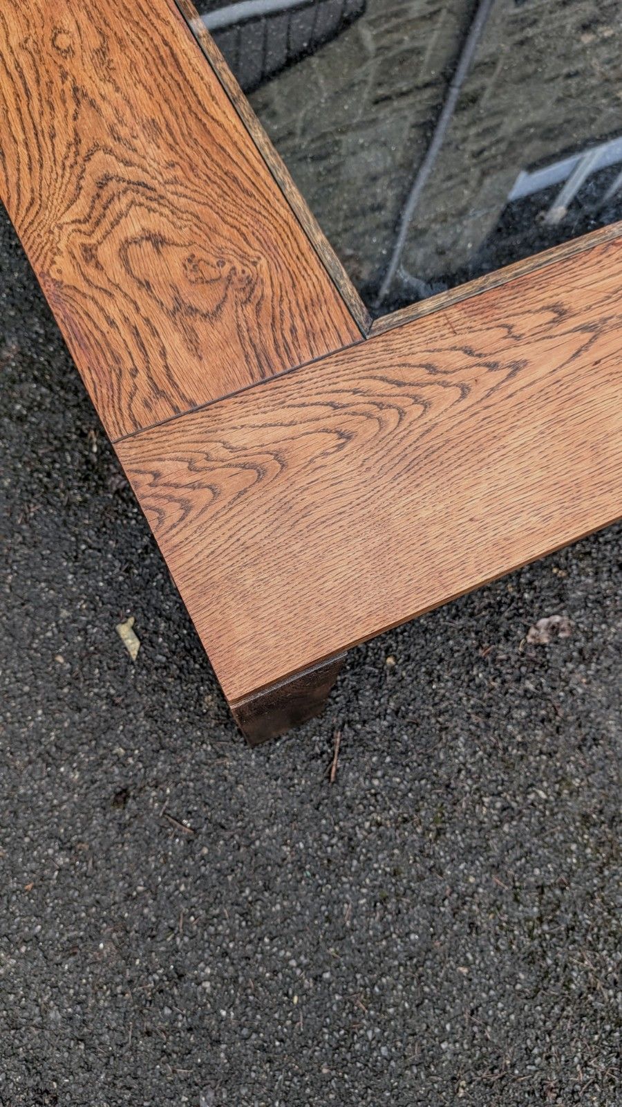 Brutalist Wenge Oak Coffee Table Vintage Danish Mid Century Retro 70s Italian photo 295.0