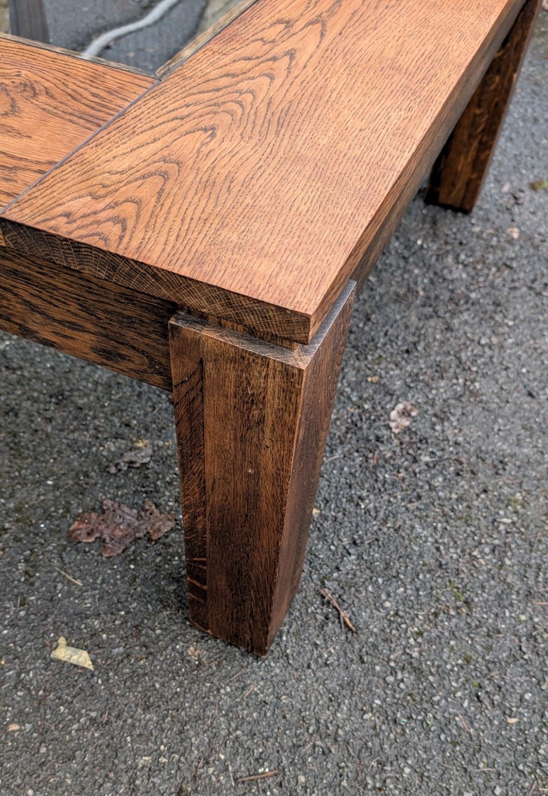 Brutalist Wenge Oak Coffee Table Vintage Danish Mid Century Retro 70s Italian photo buy