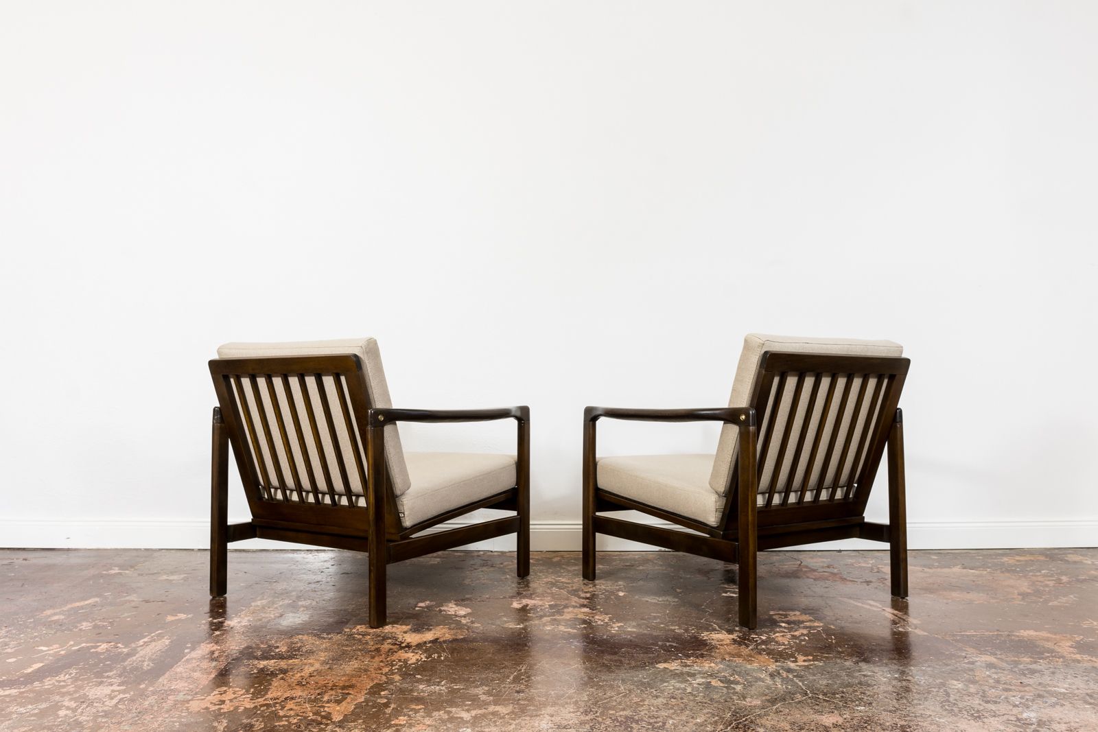 Mid Century Armchairs By Zenon Bączyk, 1960's, Set Of 2 photo furniture