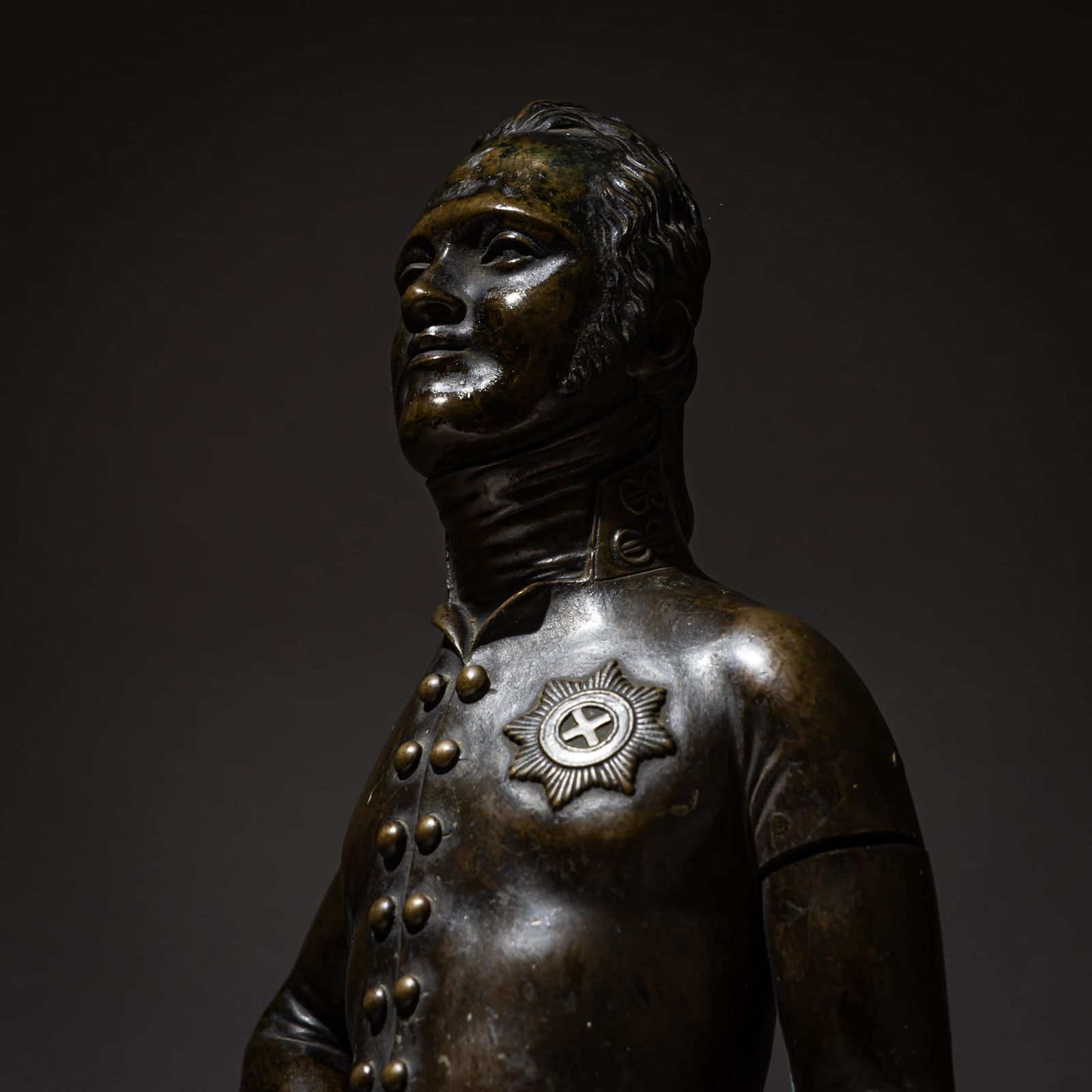Staand Figuur Van Keizer Alexander I Van Rusland (1777–1825), Brons, Rusland, Eerste Kwart 19e Eeuw photo 5965.0