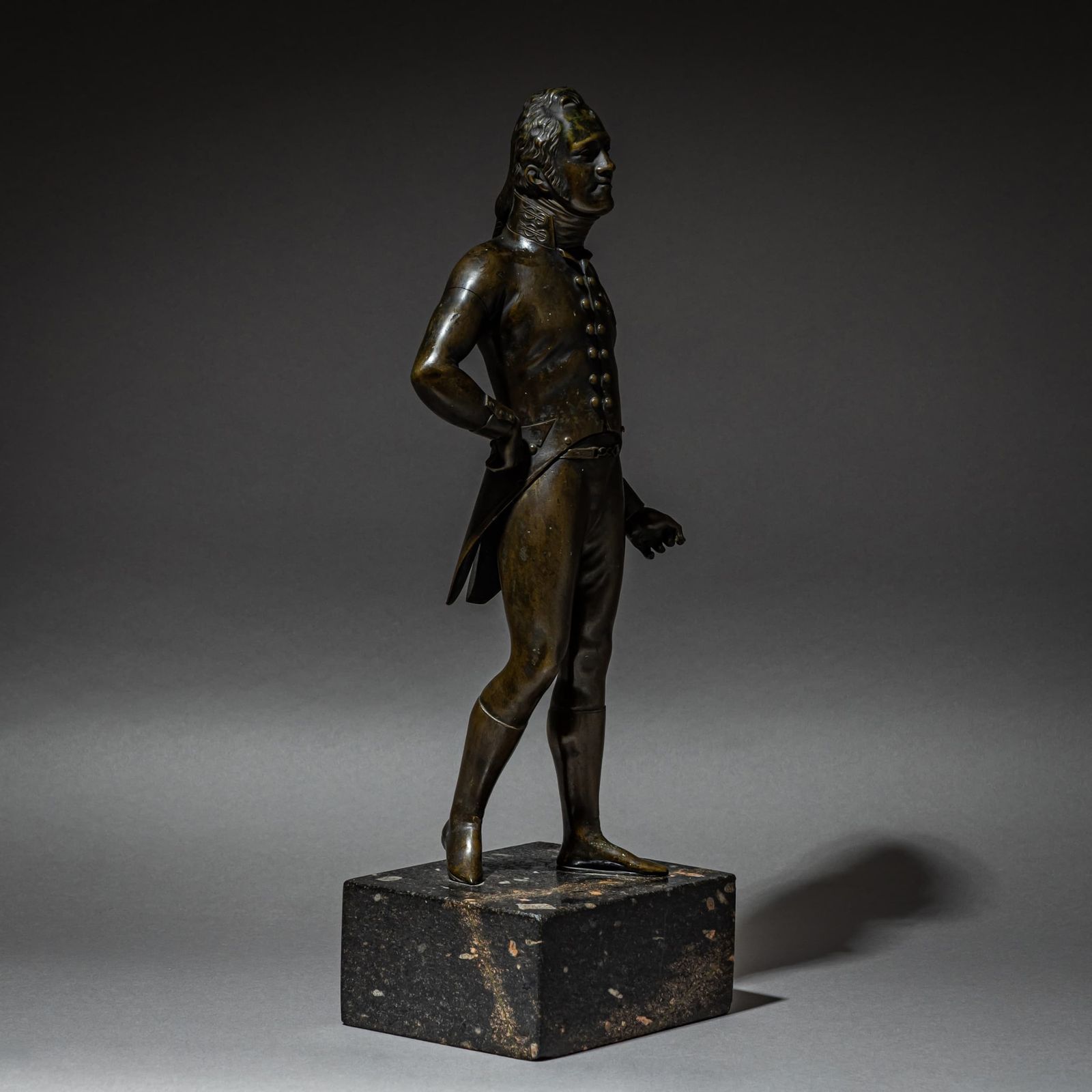 photo for sale Standing Figure Of Emperor Alexander I Of Russia (1777–1825), Bronze, Russia, 1st Quarter 19th Century