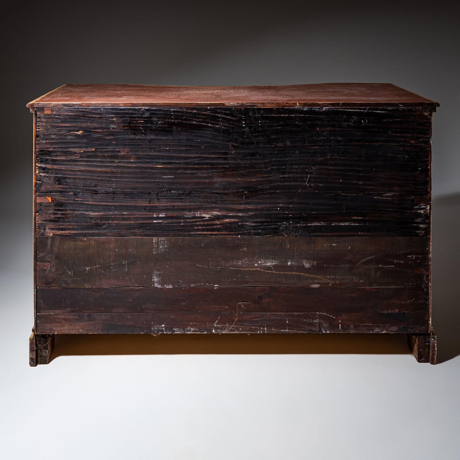 Painted Baroque Chest Of Drawers, Italy, Mid 18th Century photo vintage
