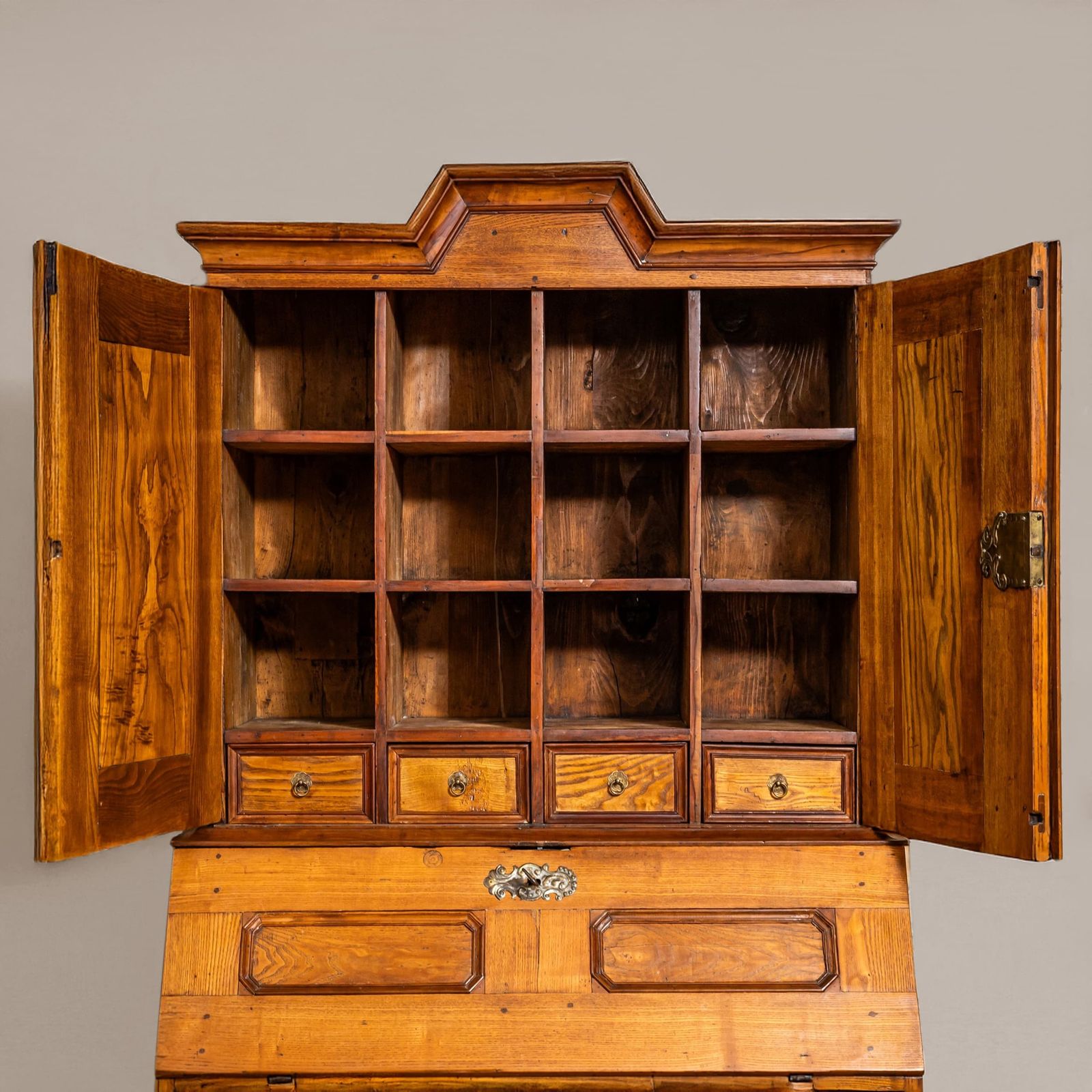 Baroque Secretaire In Ash Wood, North German C. 1720 photo 4795.0