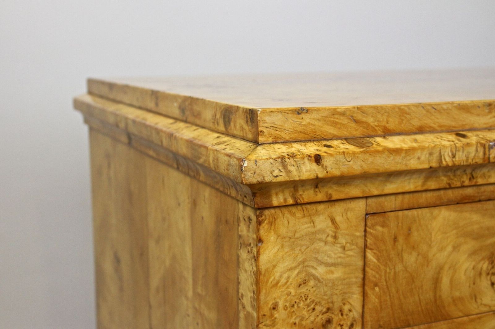 photo furniture 19th Century Biedermeier Chest Of Drawers, Poplar Wood, Germany Ca. 1840