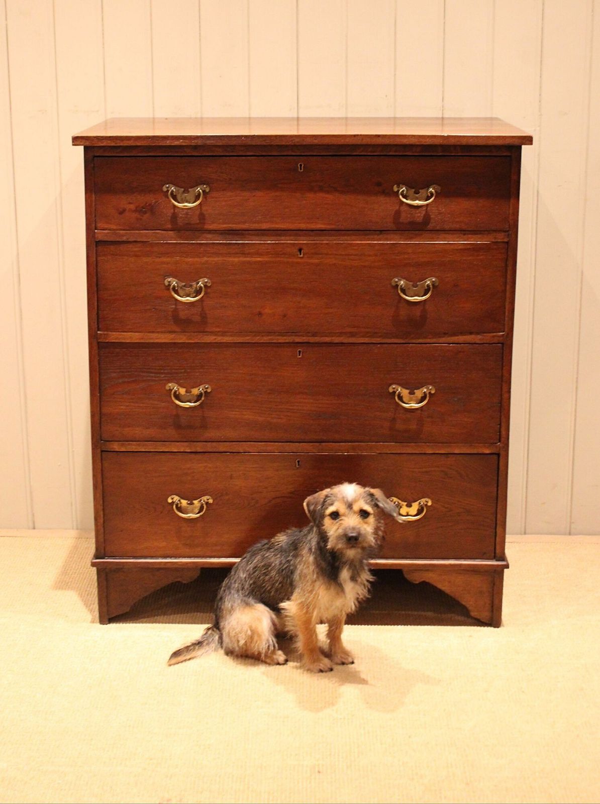 Large Oak Chest Of Drawers photo vinterior