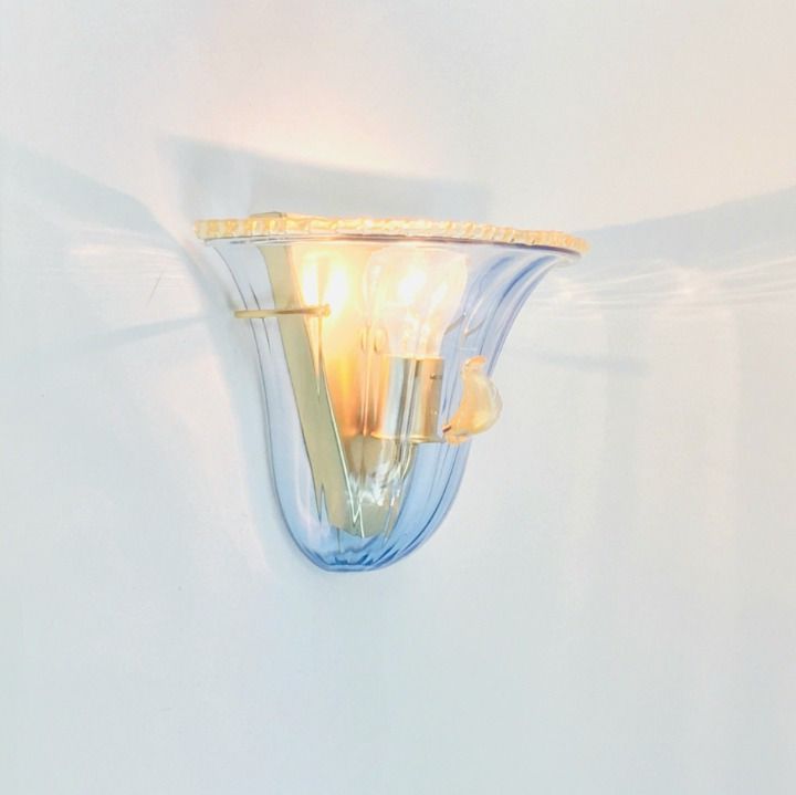 Pair Of La Murrina Murano Art Glass Wall Lamps, Murano, Italy, 1980s/1990s photo 740.0