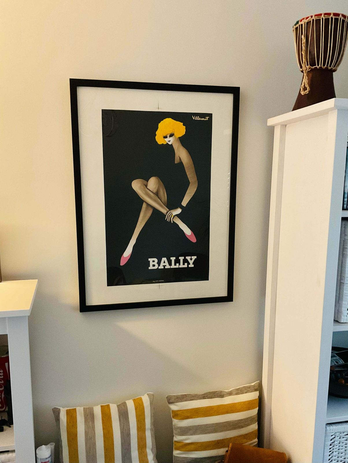 Bally Fashion Poster Very Rare Un Cropped In A1 Condition Framed photo for sale