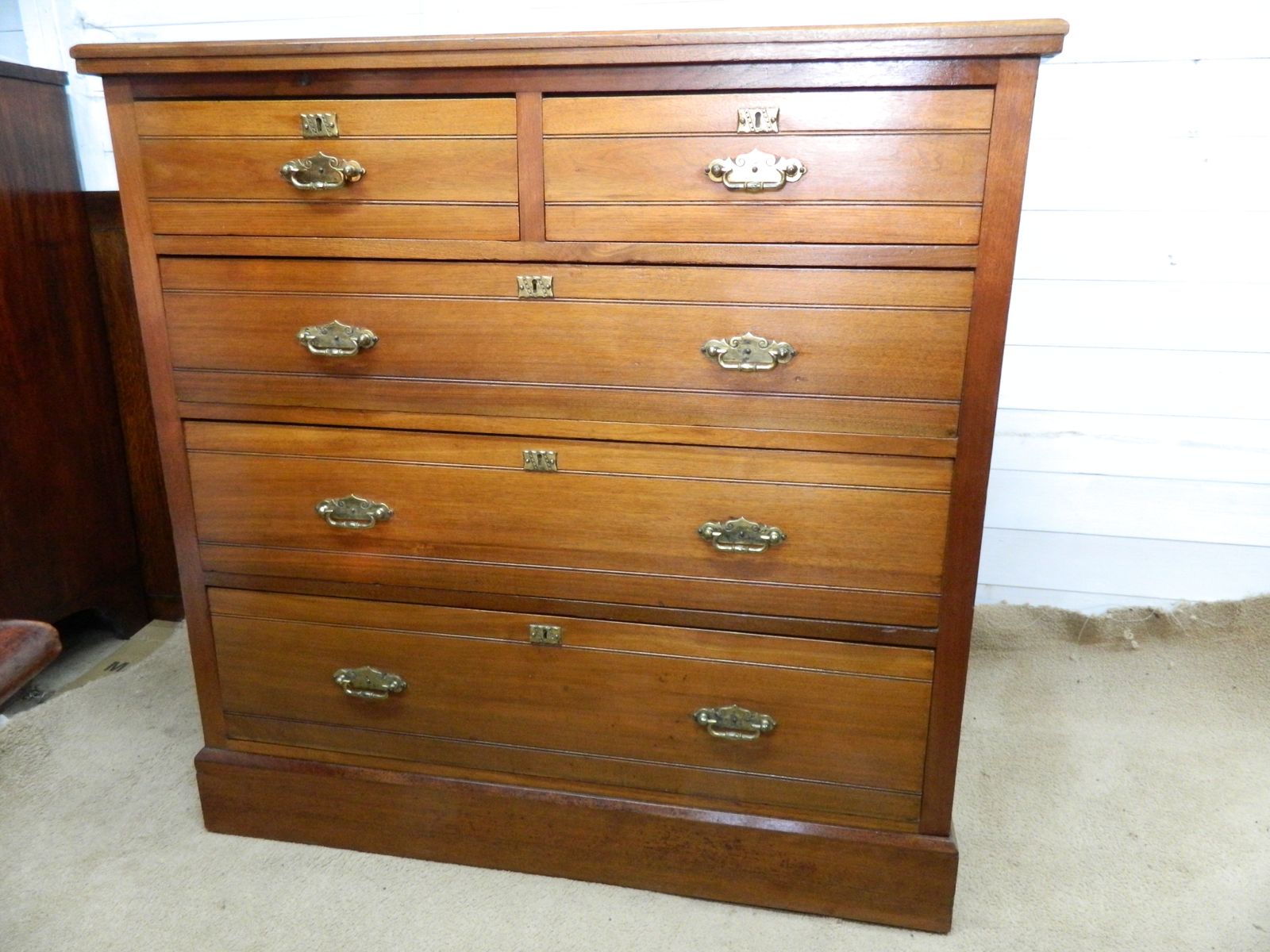 Blyth And Sons Victorian Walnut Chest Of Drawers photo for sale