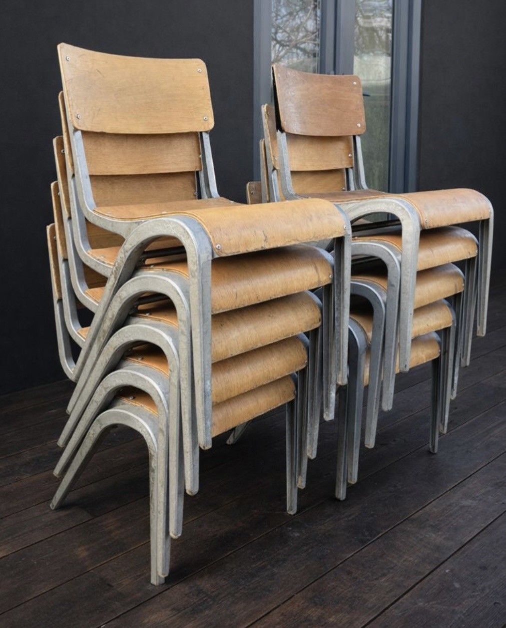 Esavian Children’s Stacking School Chair By James Leonard, 1950s Height 40cm