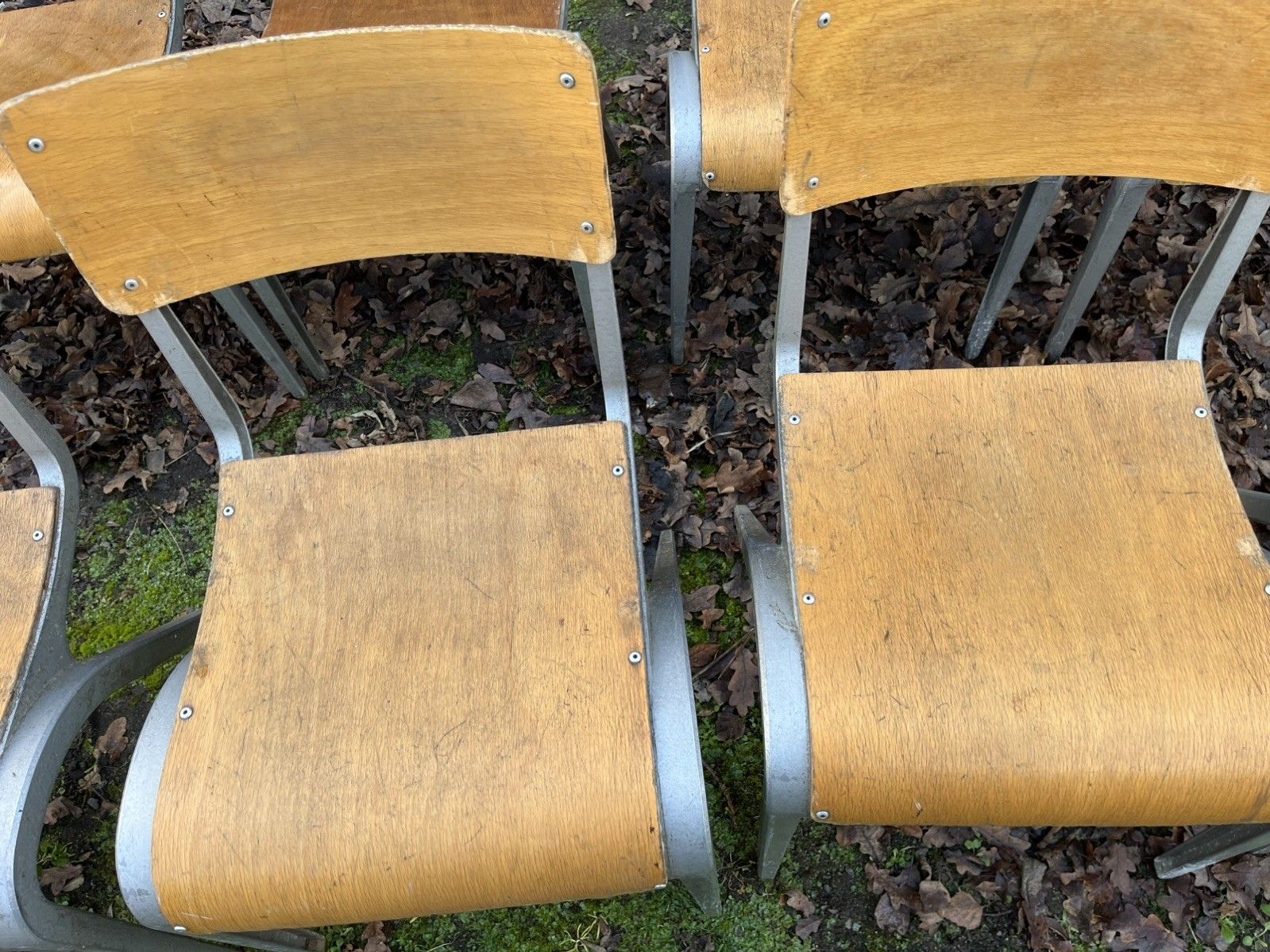 Esavian Children’s Stacking School Chair By James Leonard, 1950s Height 40cm photo Furniture
