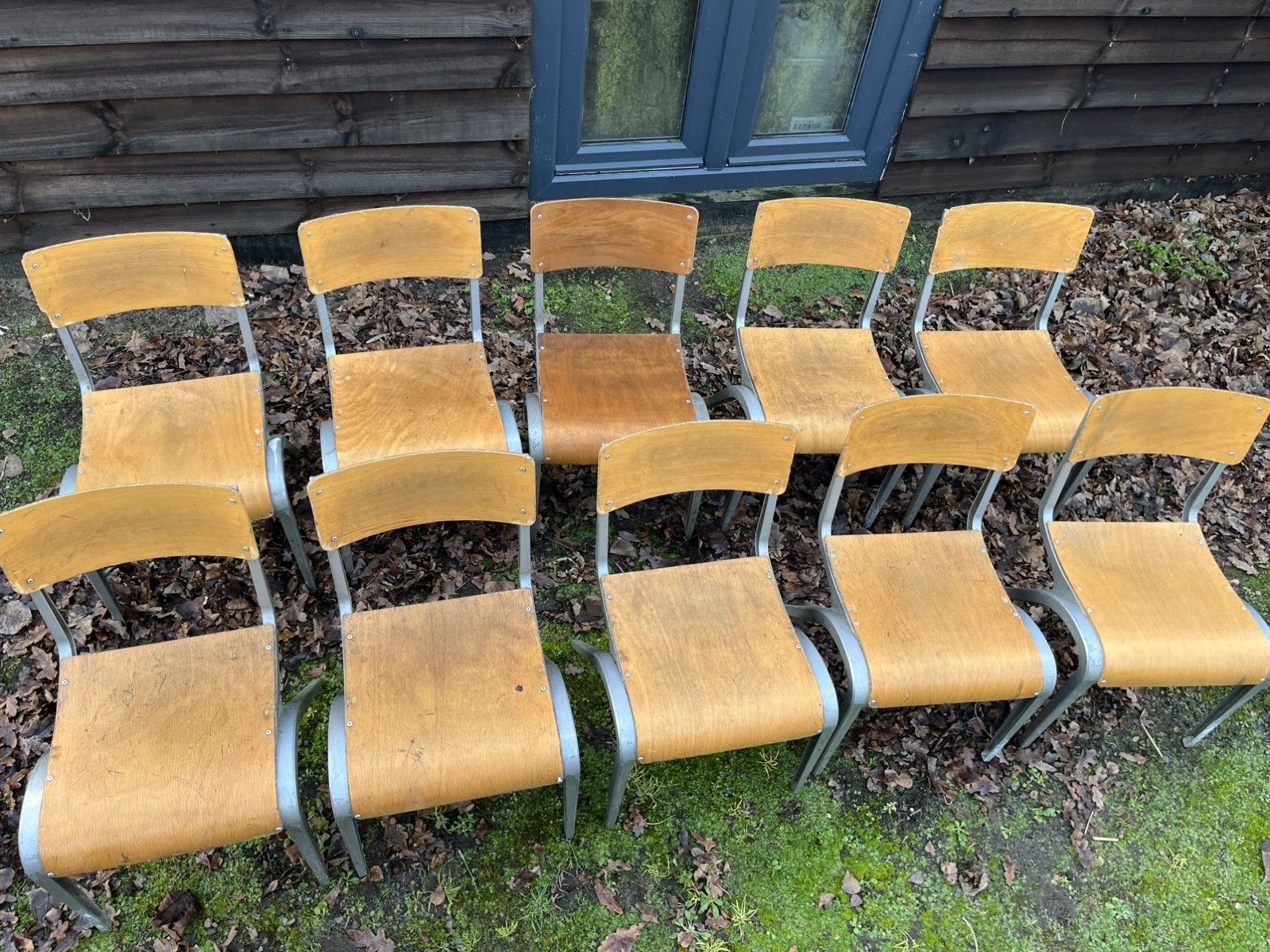 Esavian Children’s Stacking School Chair By James Leonard, 1950s Height 40cm photo vinterior