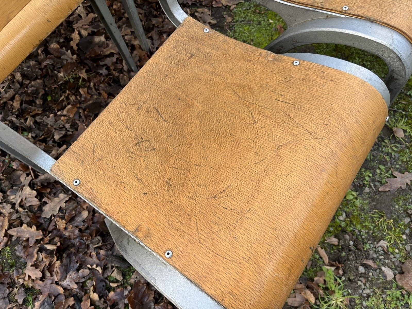 Esavian Children’s Stacking School Chair By James Leonard, 1950s Height 40cm photo vintage