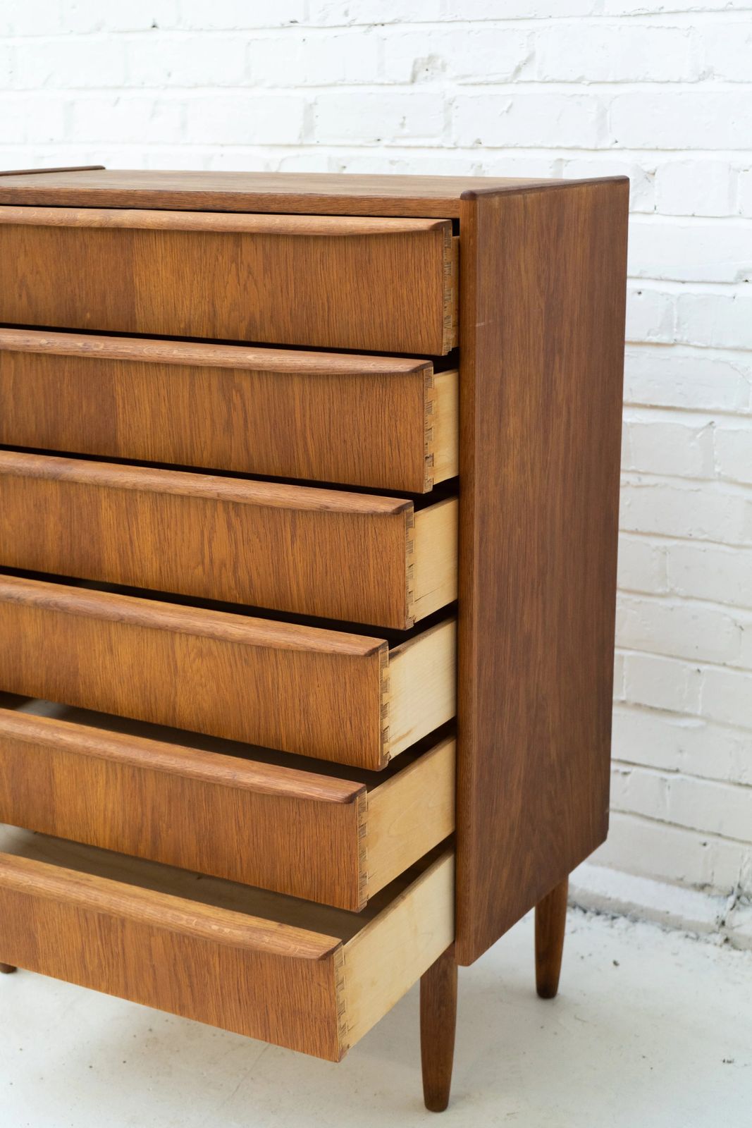 795.0 Danish Oak Chest Of Drawers, 1950s photo