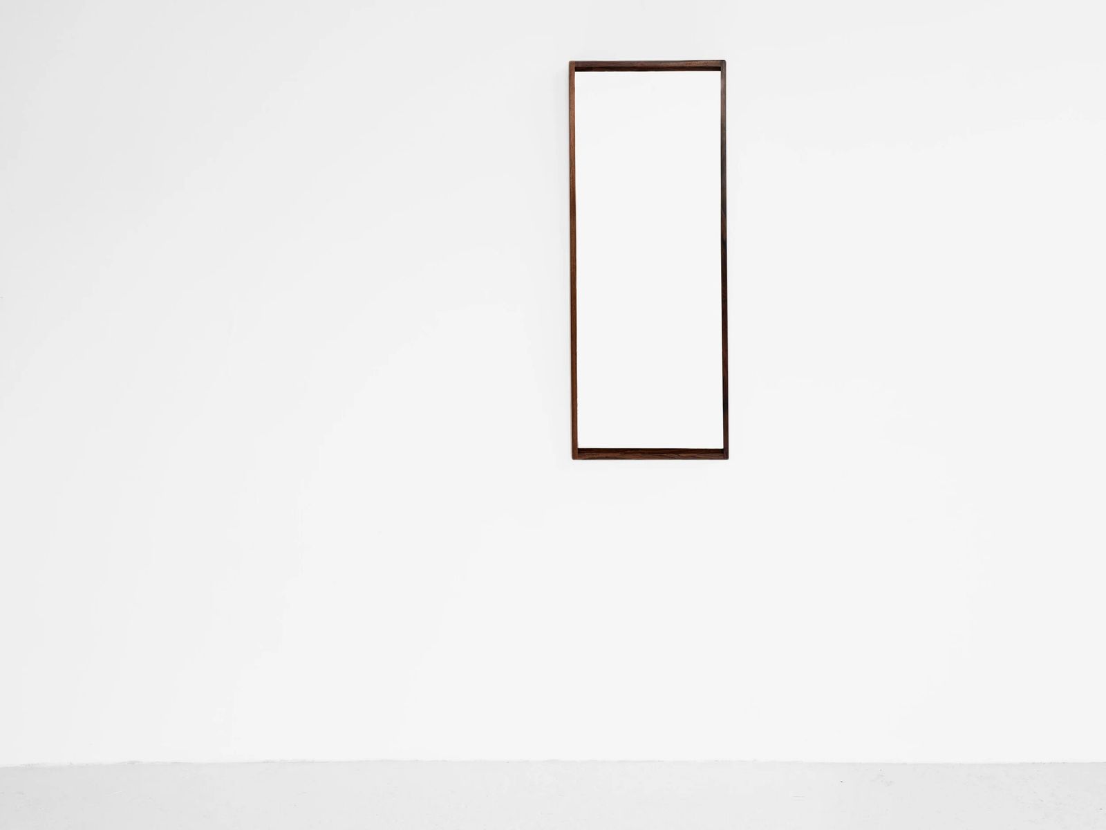 Midcentury Danish Mirror In Rosewood By Kai Kristiansen For Aksel Kjersgaard 1960s photo vinterior