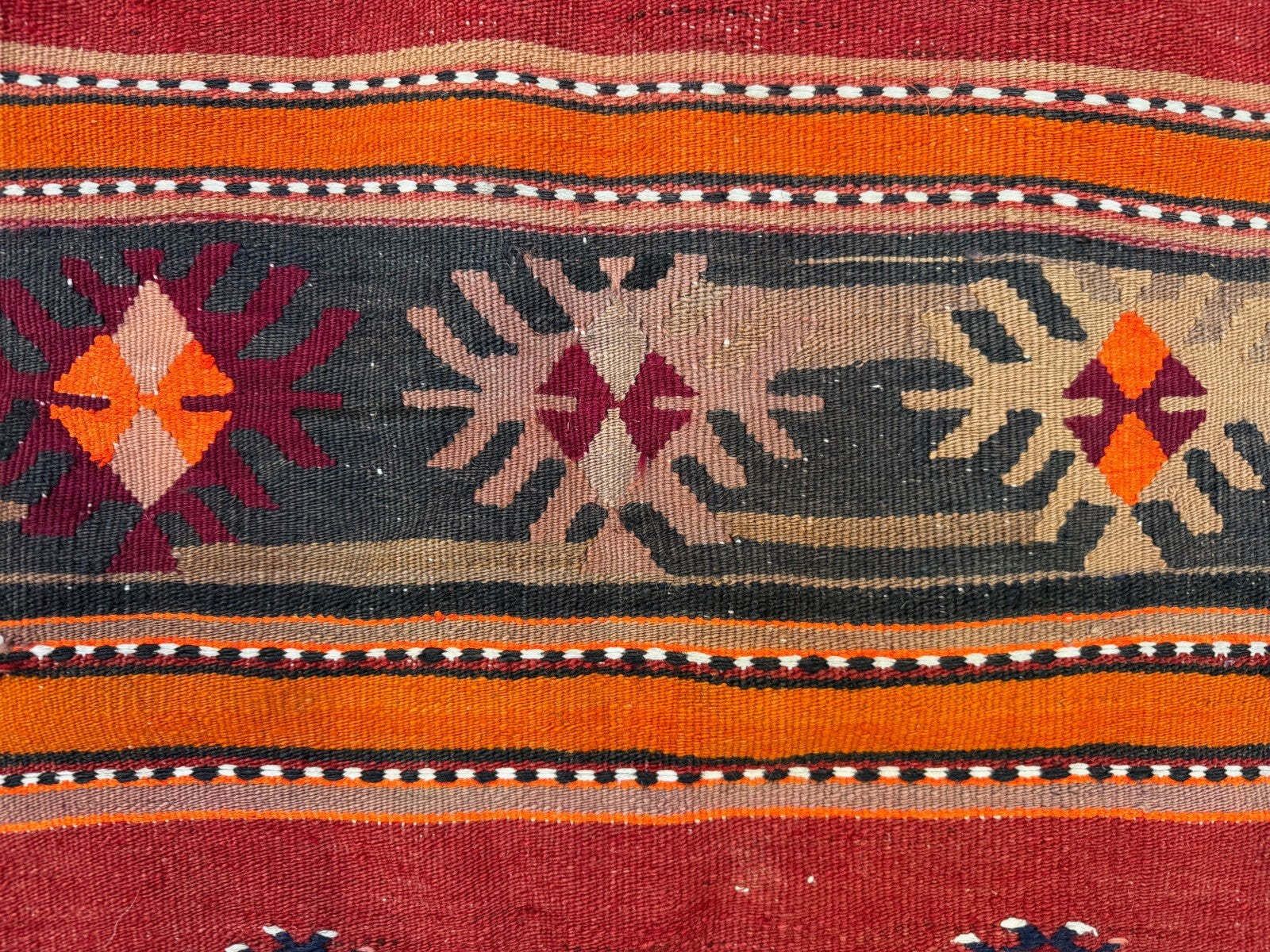 Medium Vintage Turkish Kilim Rug 125x88 Cm Wool Kelim 2516 photo vintage